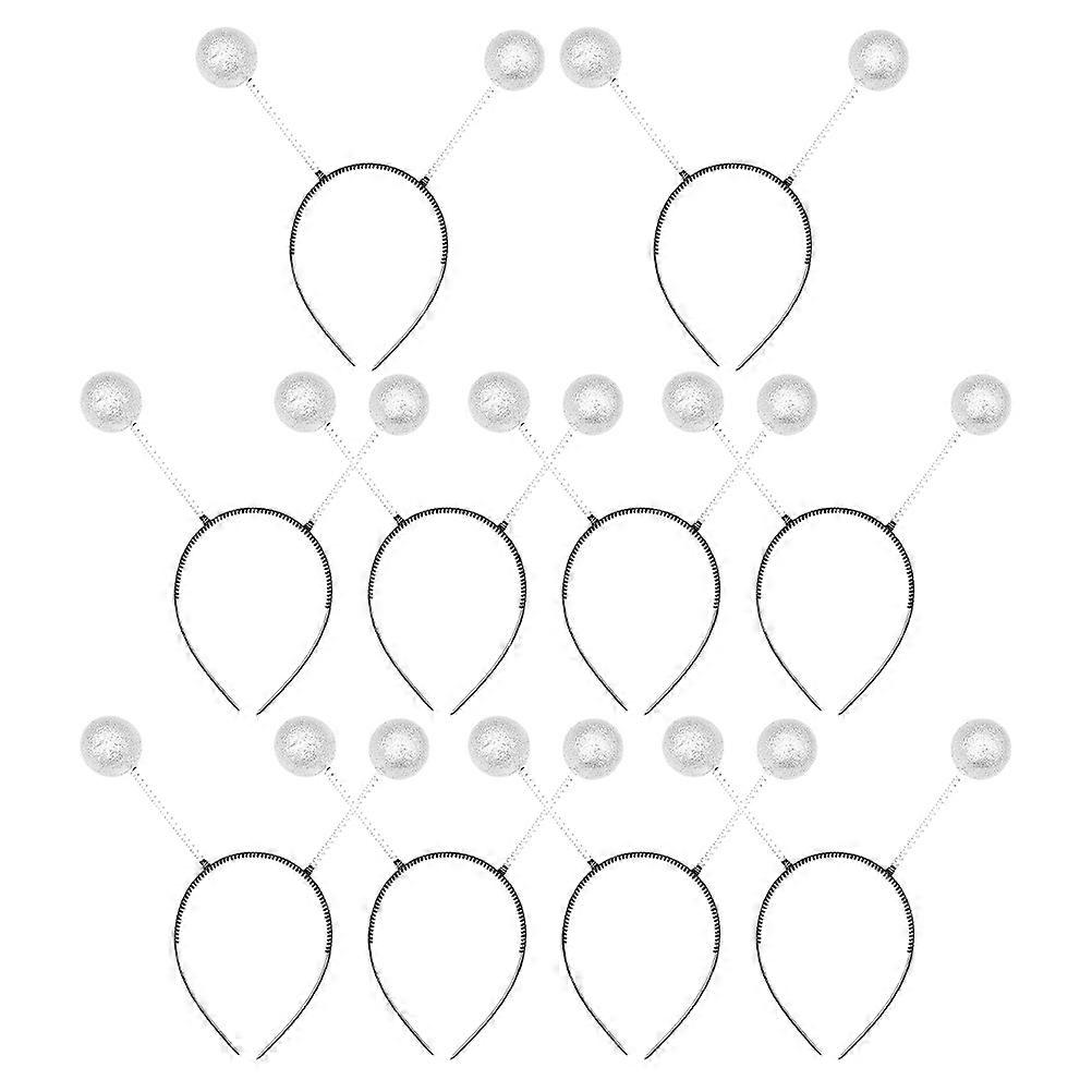 Headband Costume Hair Hoops For Parties Unique Design High Elastic Foam Balls 10Pcs