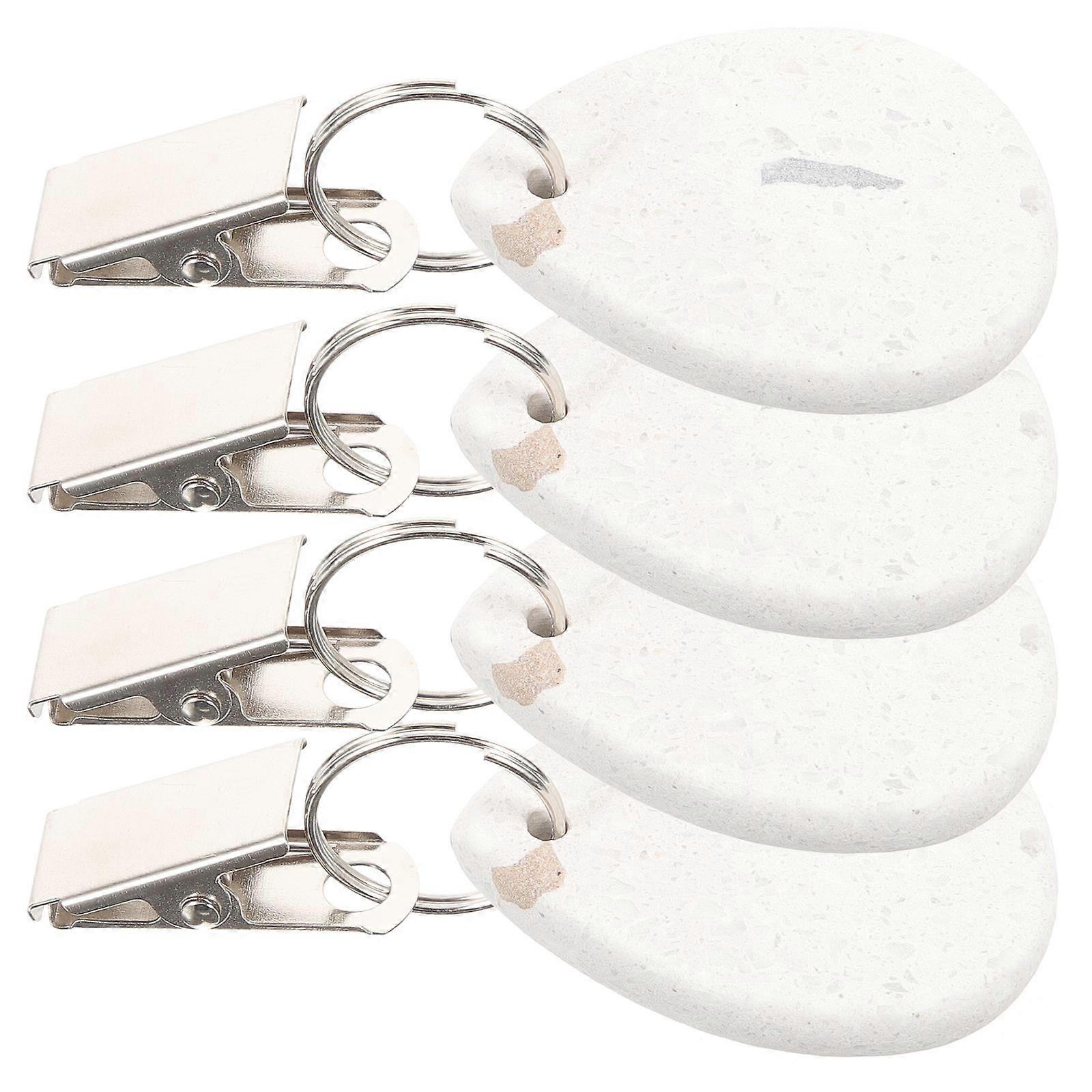 Tablecloth Weights Clips Prevent Sliding For Picnic 8X3.5CM Stone 4Pcs