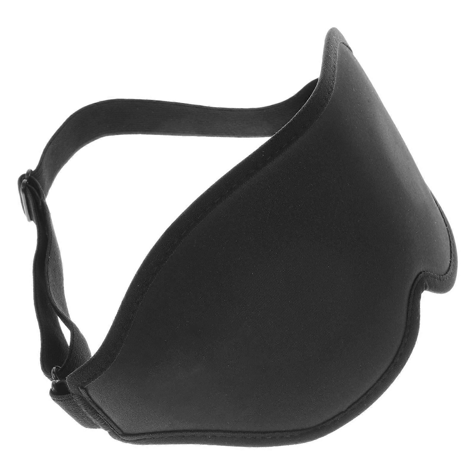 Sleep Mask 3D Sleeping Mask Blindfold Travel Home Block Out Light Comfortable for Wearing Adjustable Head Strap 1Set