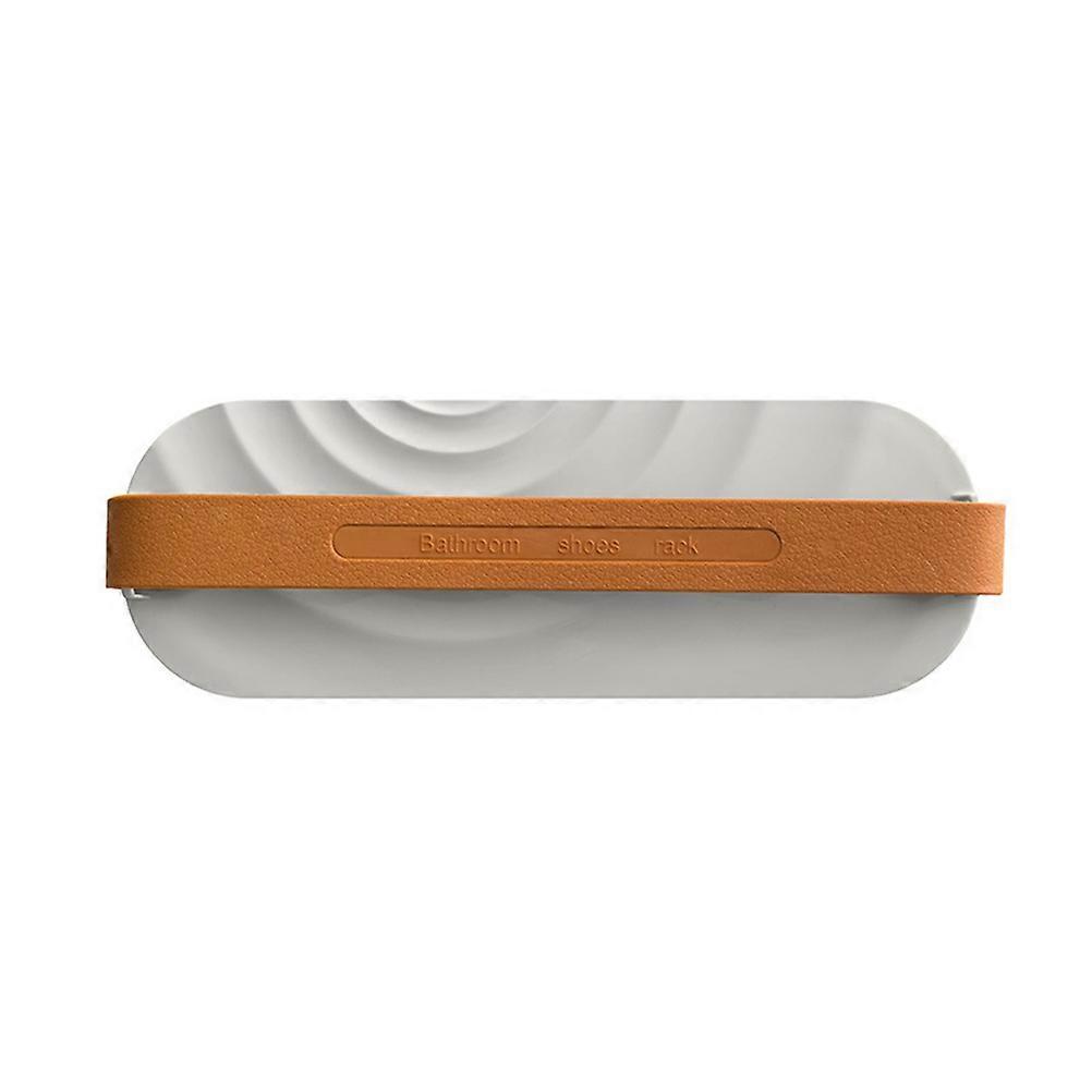 Bathroom Shoe Organizer Holder Wall Mounted 2Pcs Adjustable Slippers Rack