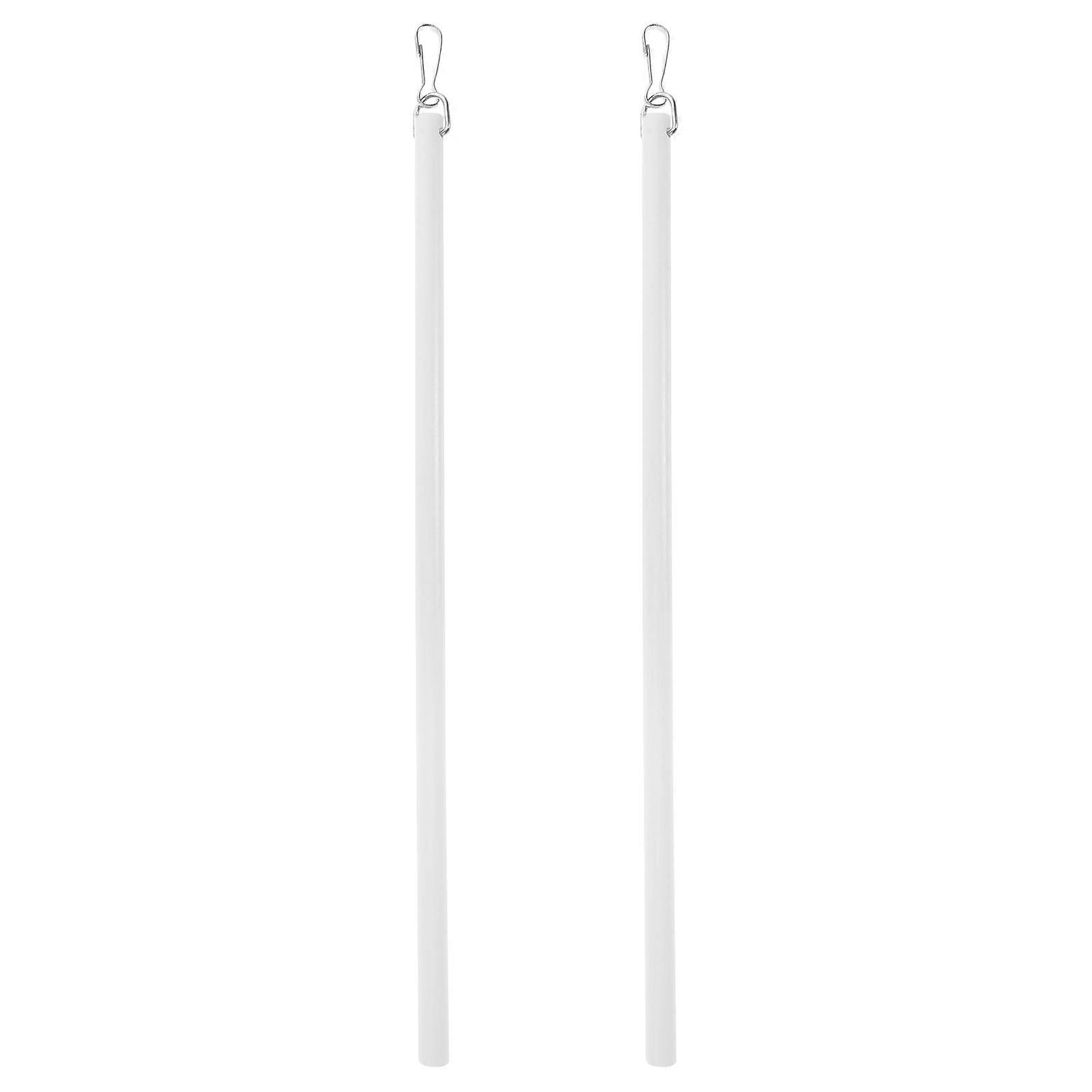 Acrylic Curtain Pull Rods for Curtain Window Opener 6Pcs Transparent Set