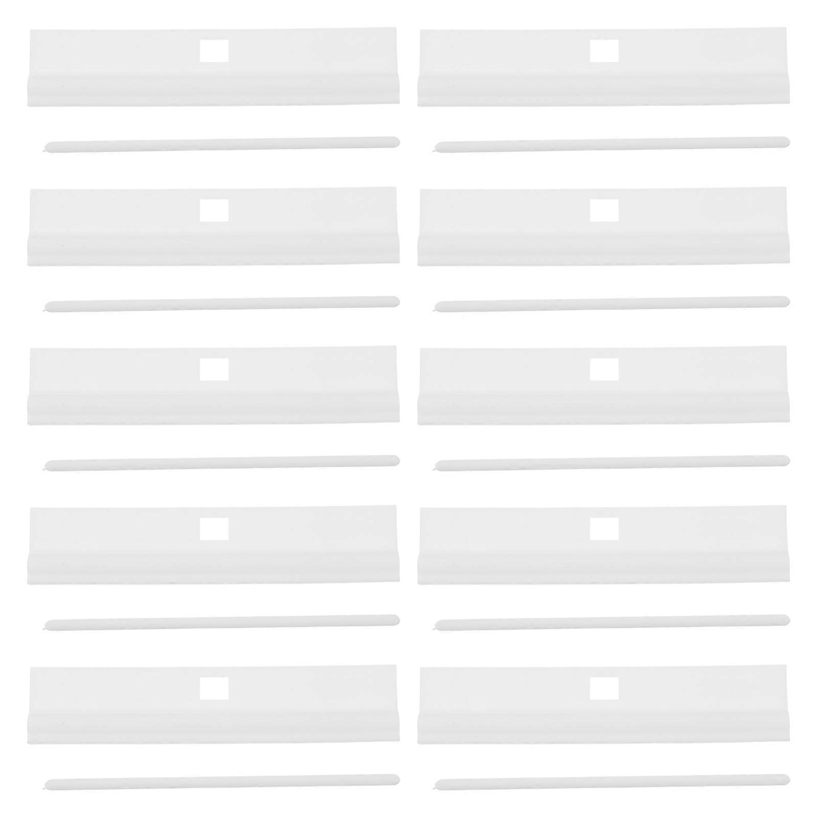 Vertical Blind Replacement Accessories PVC for Home Repair 40Pcs