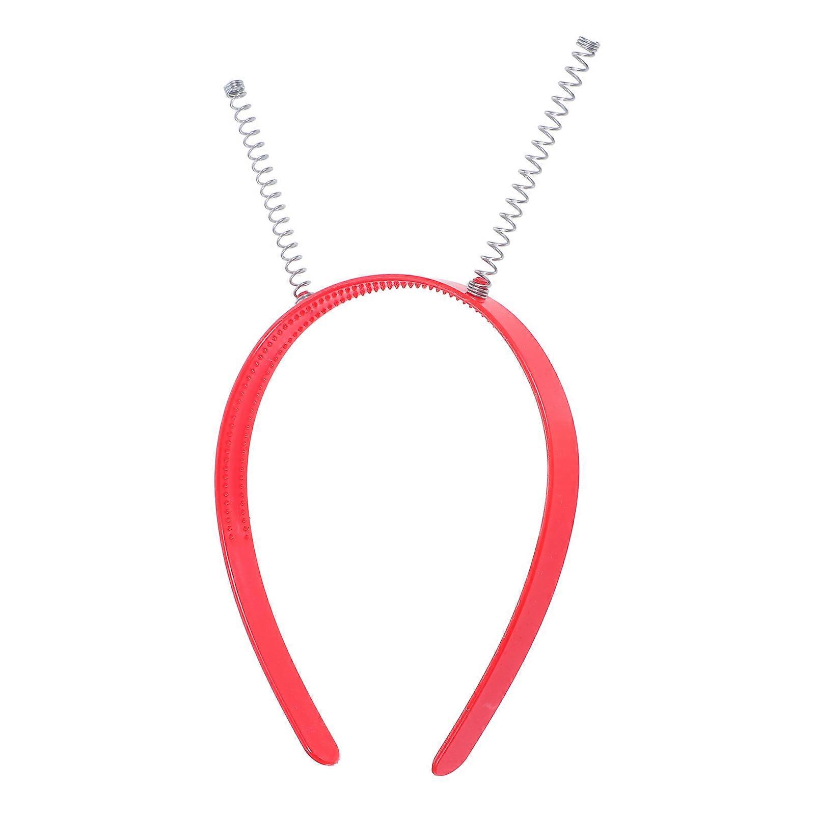 Red Antenna DIY Spring Headband Set for Women 40Pcs Party