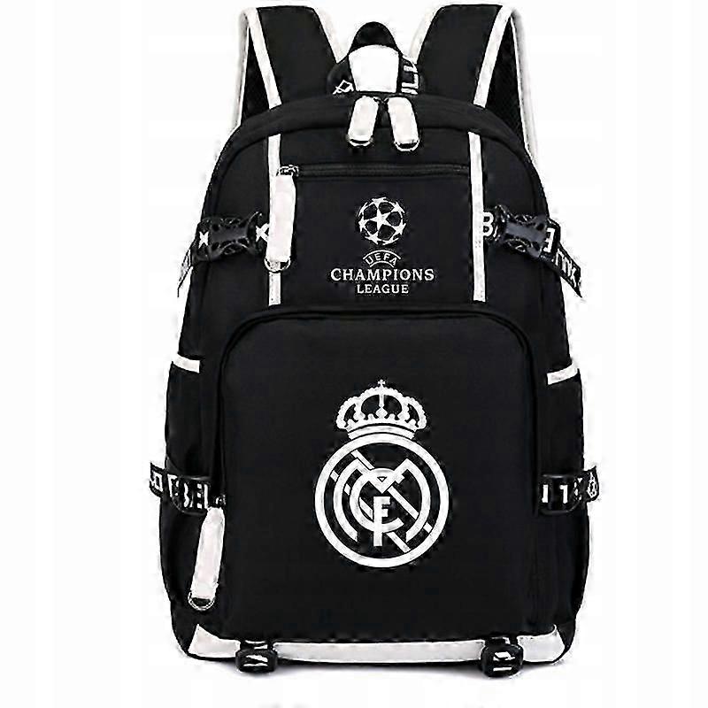 Backpack Waterproof Real Madrid Mbappé Children's A4 With Large Capacity