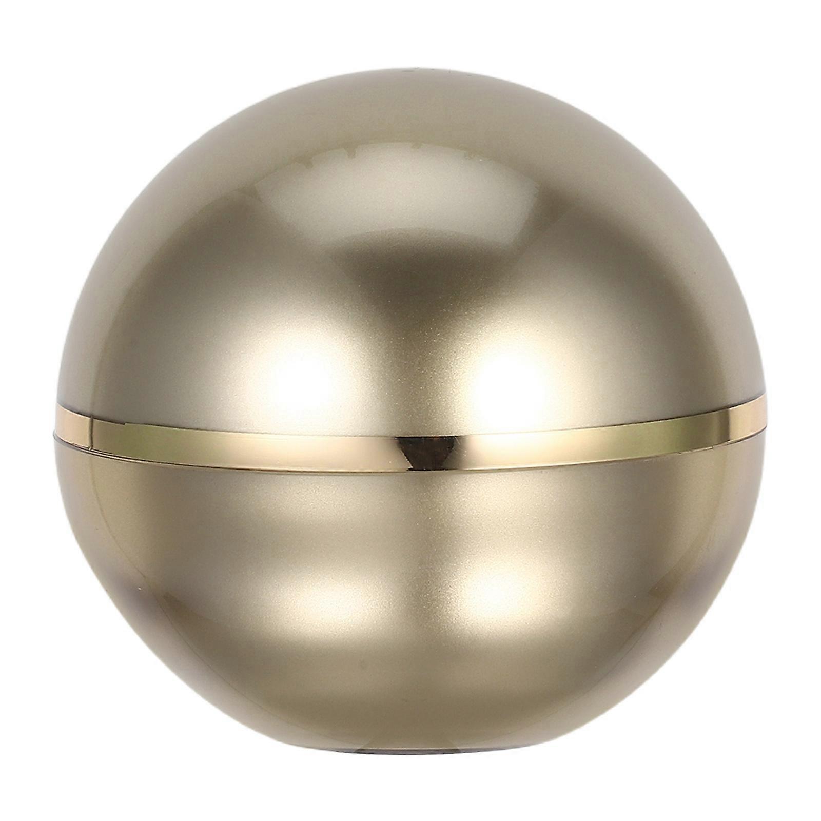 Cosmetics Storage Jar With Travel-friendly Design 7.4x7cm Golden Use 2Pcs