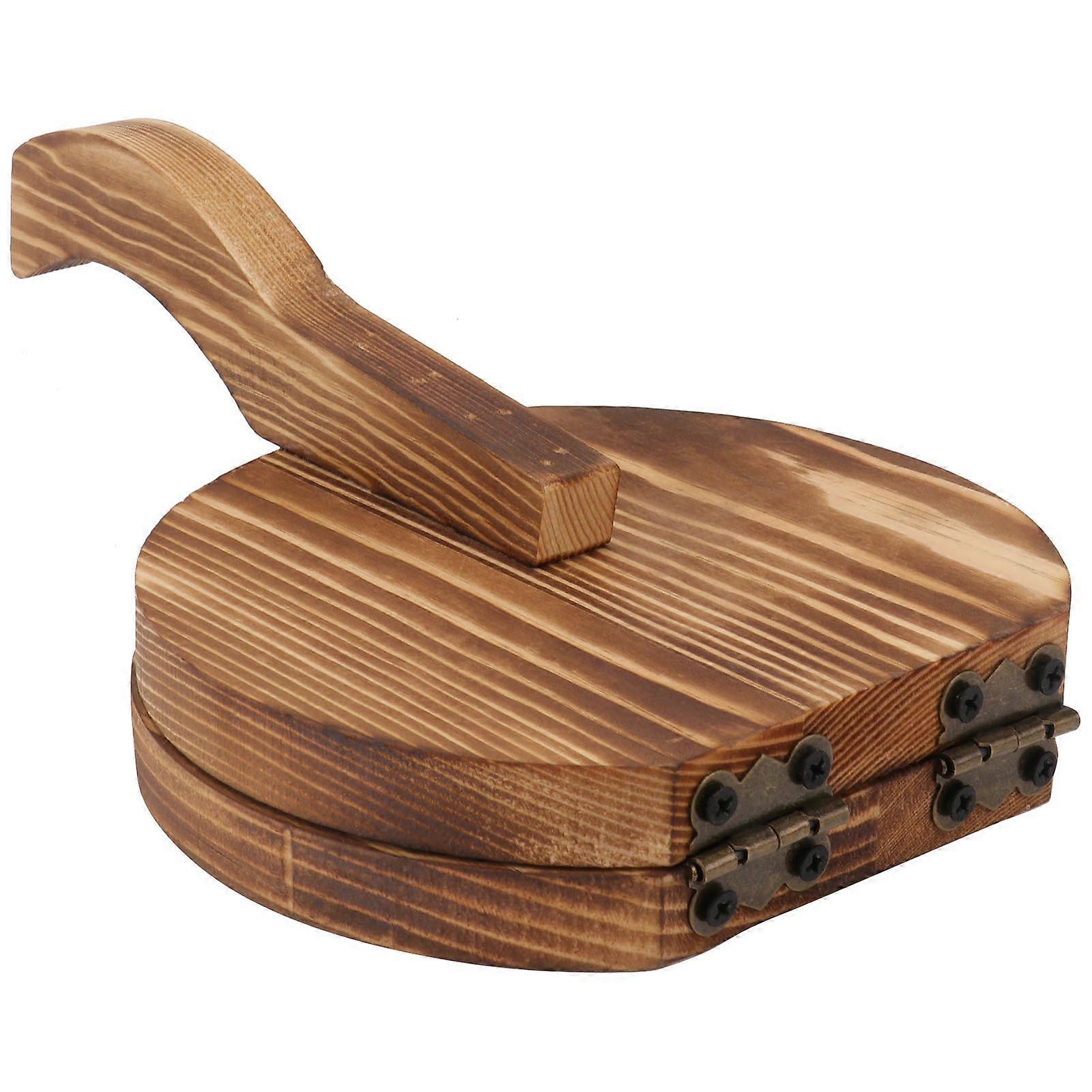 Wooden Dumpling Maker Press for Cooking Use 8Pcs Kitchen Accessory