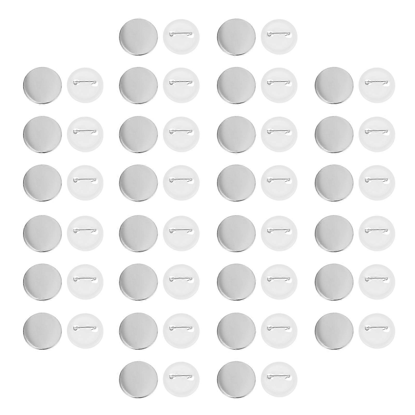 Badge Craft Blank Button Badge for DIY with 100Sets Included