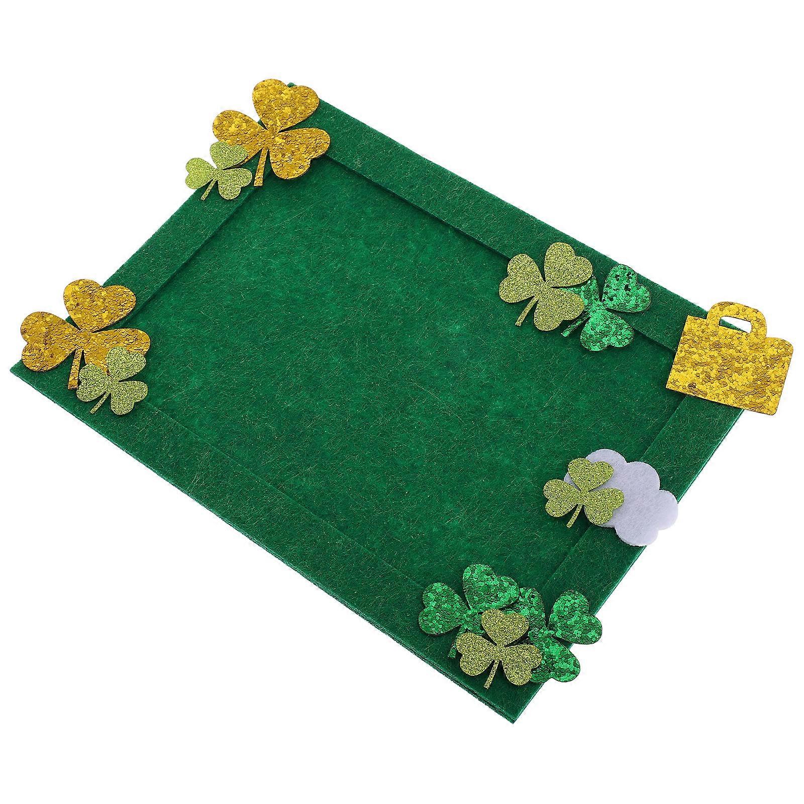 St Patricks Day DIY Felt Collage Photo Frame for Home Use 3Sets