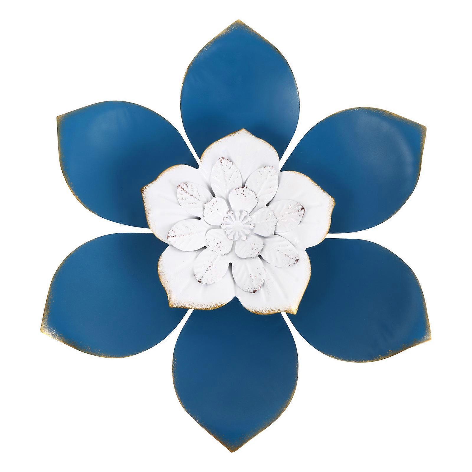 Creative Blue Flower Wall Decoration Wall Adornment 1Pcs