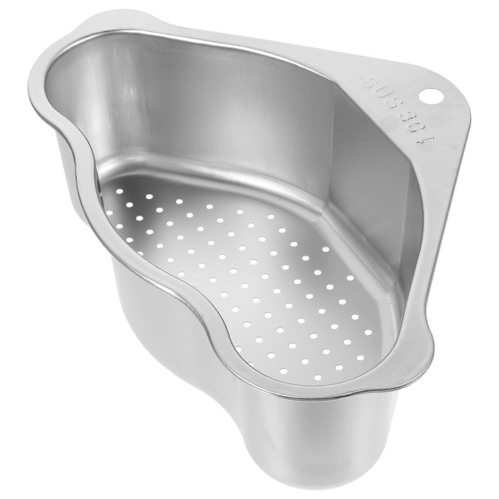 Stainless Steel Sink Strainer 5Pcs For Kitchen Use With Space-Saving Functionality