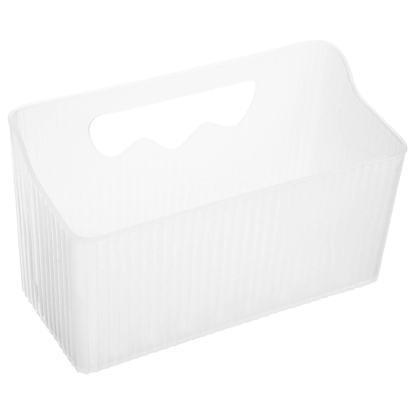 Transparent Plastic Kitchen Basket for Garlic Storage 2Pcs Wall Mounted