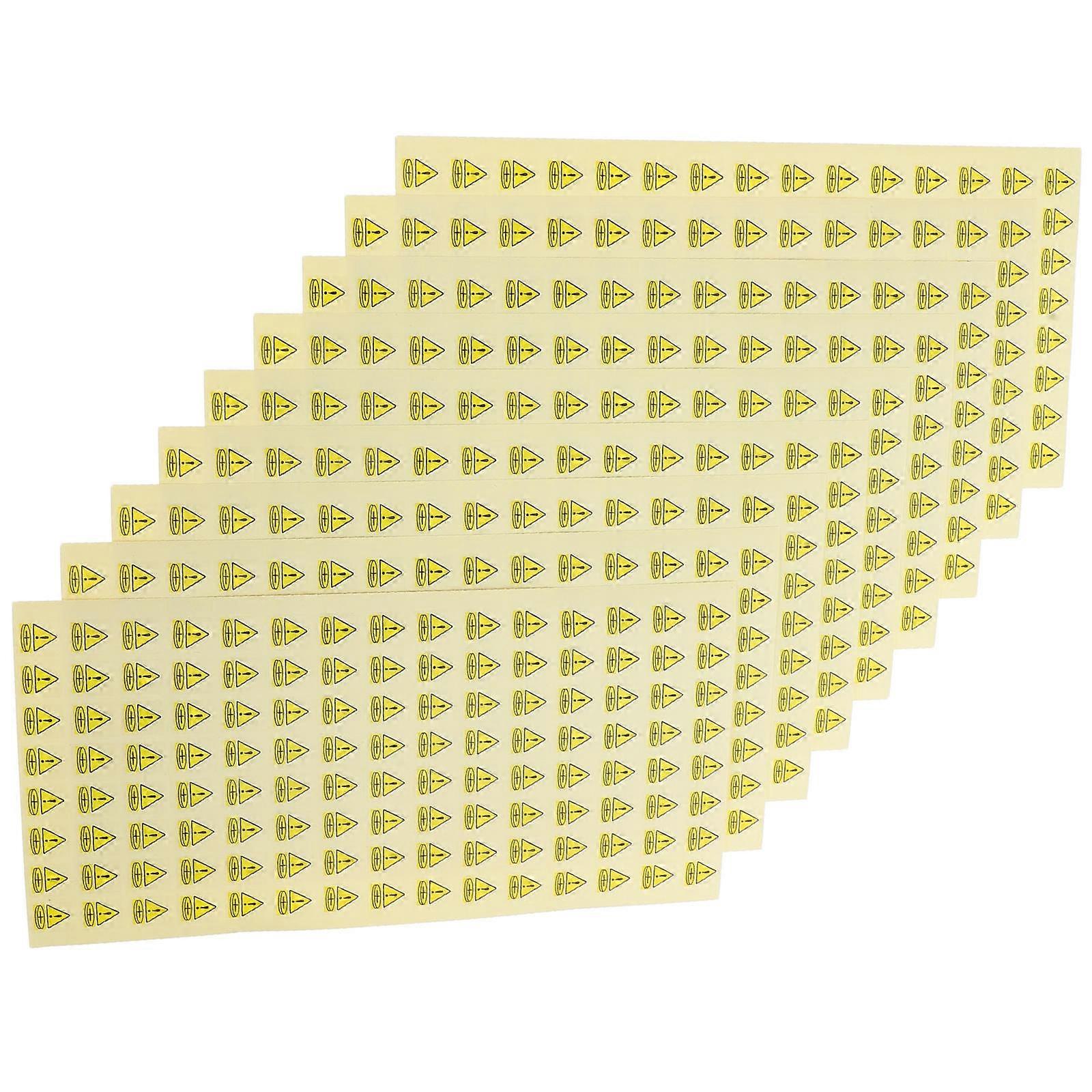 Battery Safety Warnings Button Warning Signs for Battery Safety 4000Pcs