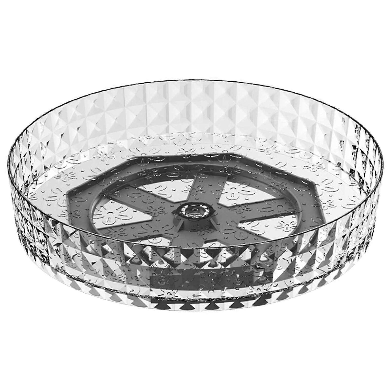 EGYMEN Multifunctional 360° Rotating Kitchen Countertop Lazy Susan Organizer for Spices, Bottles, Jars