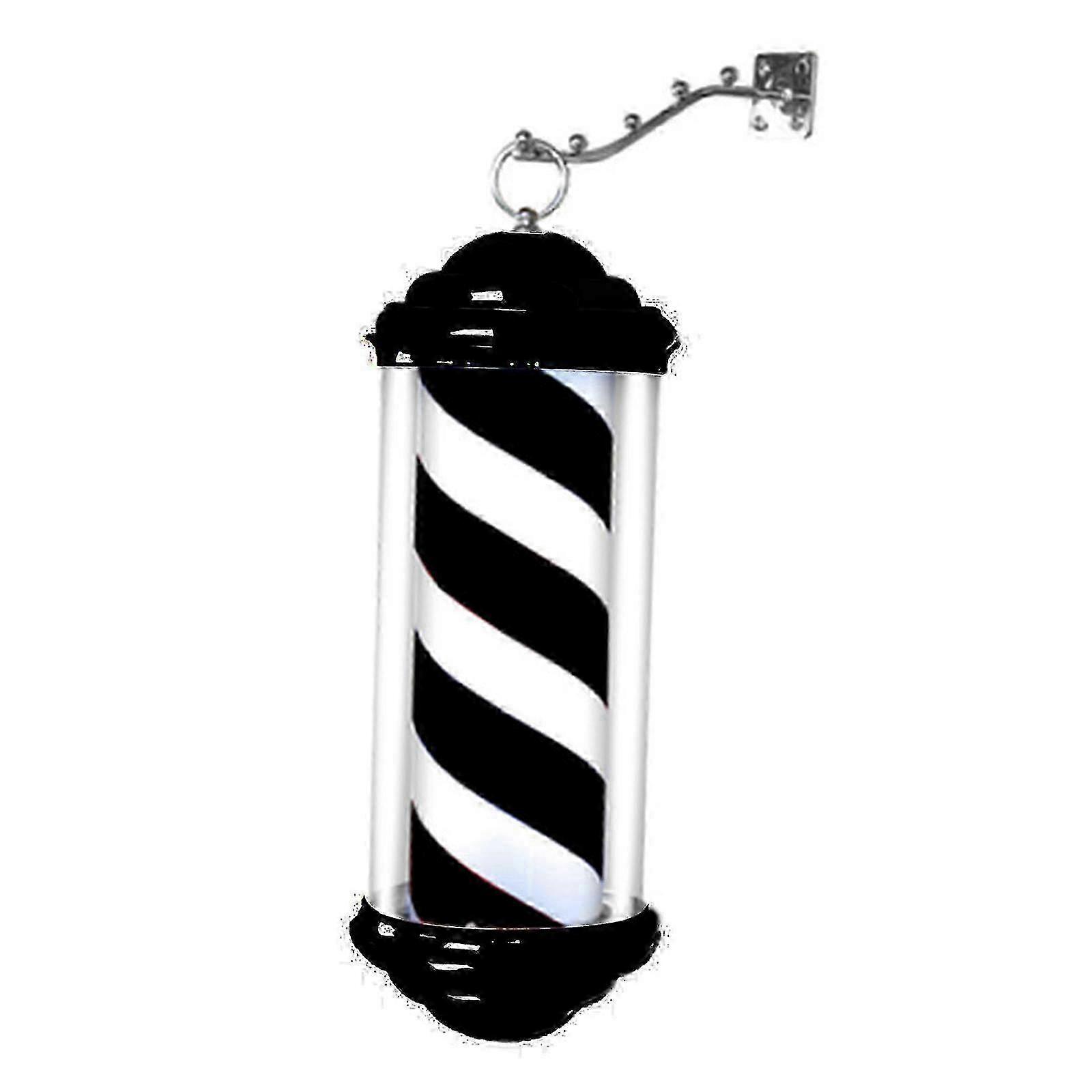 Rotating Barber Pole LED Illuminated PC Material Waterproof Wall Mounted