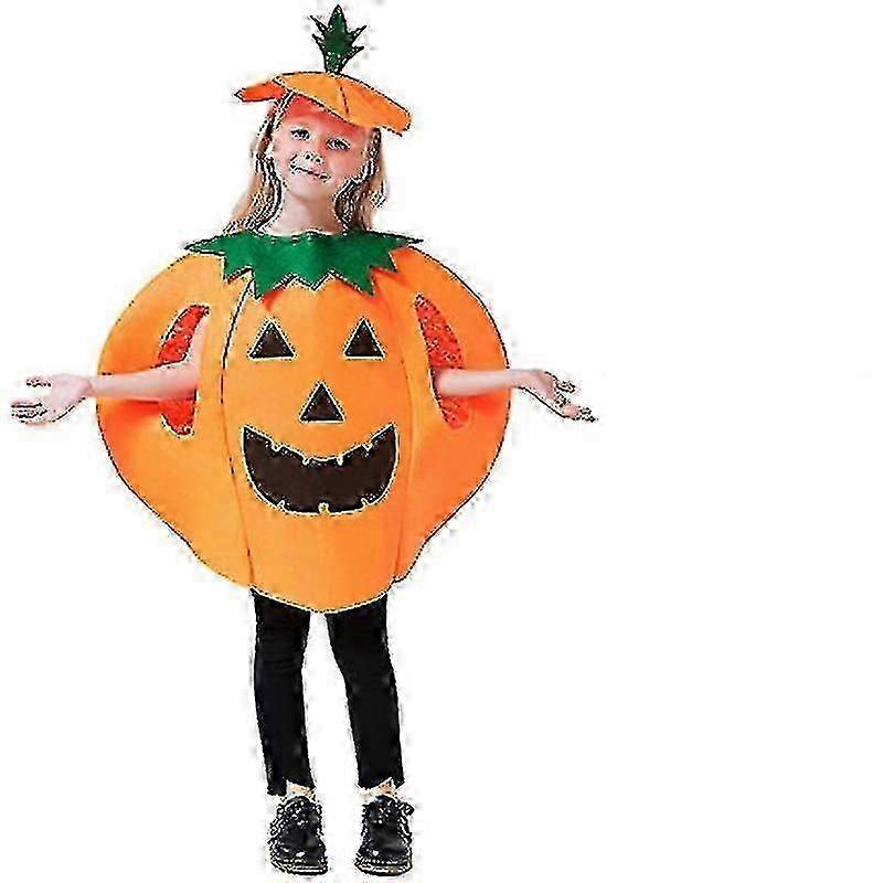 Costum de Halloween dovleac forma de dovleac machiaj Show costum de dovleac costum moale și confortabil