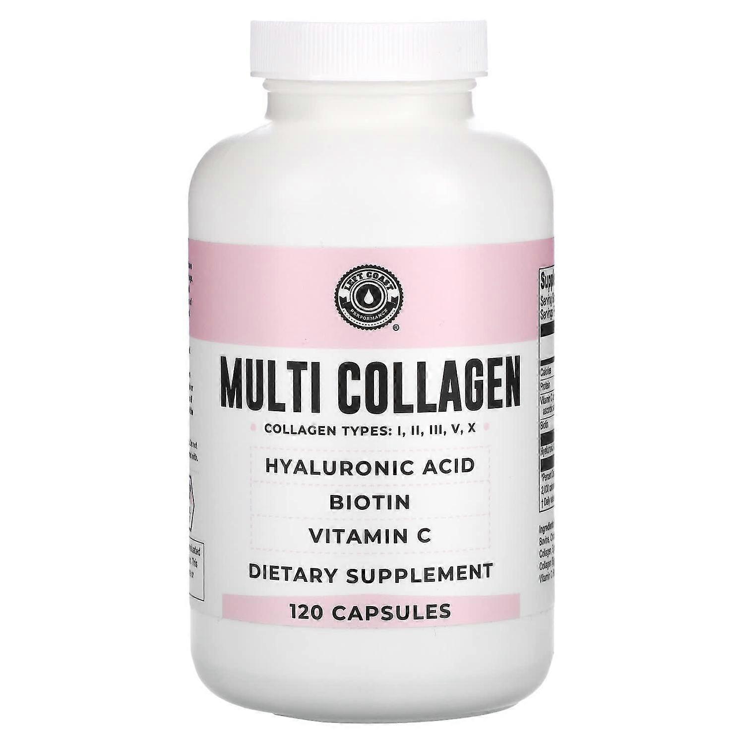 Left Coast Performance, Multi Collagen, 120 Capsules