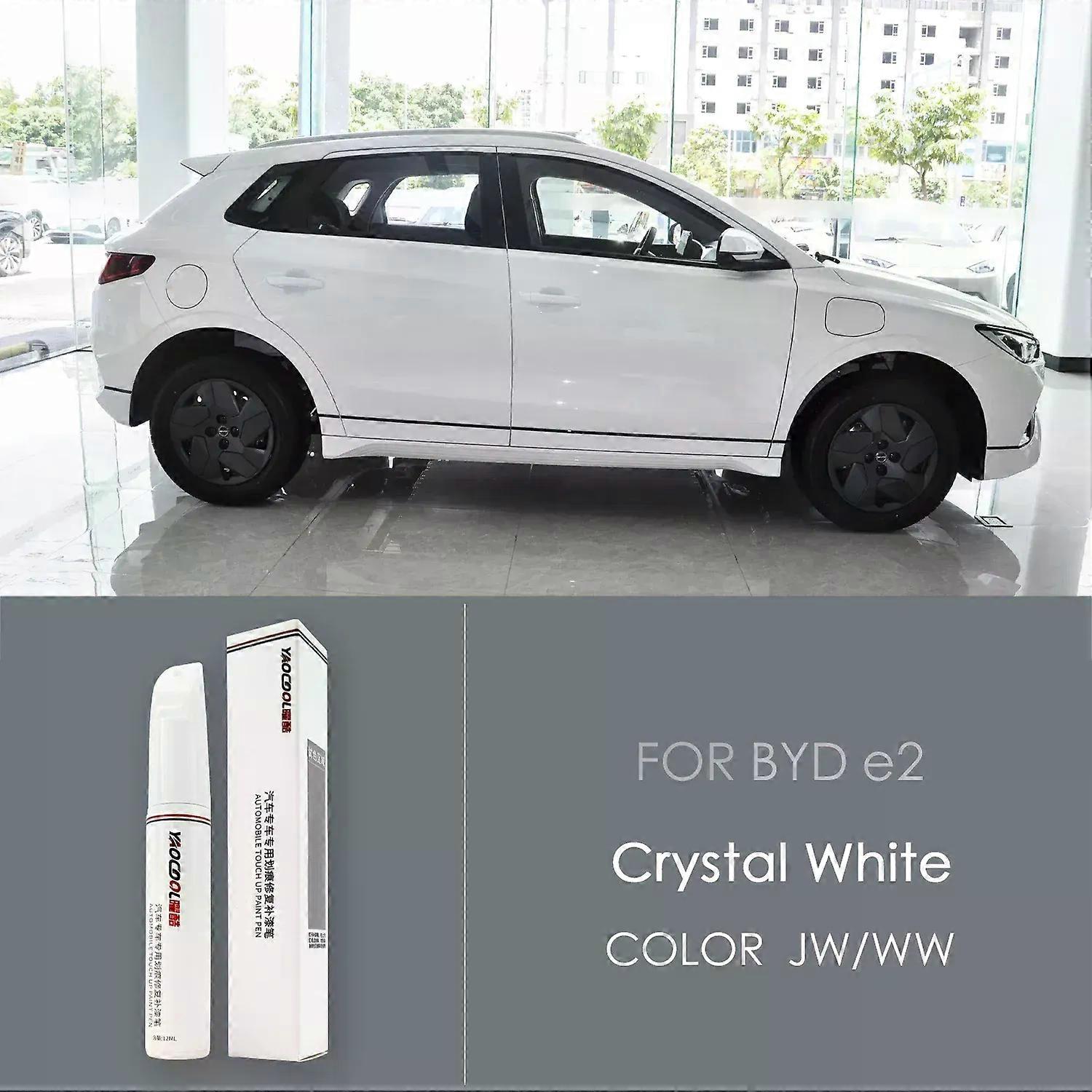 For BYD E2 E3 Scratch Repair Retouching Pen Varnish Brightness Retouching Pen Scratch Removal Cream Paint Repair Tool Warm White