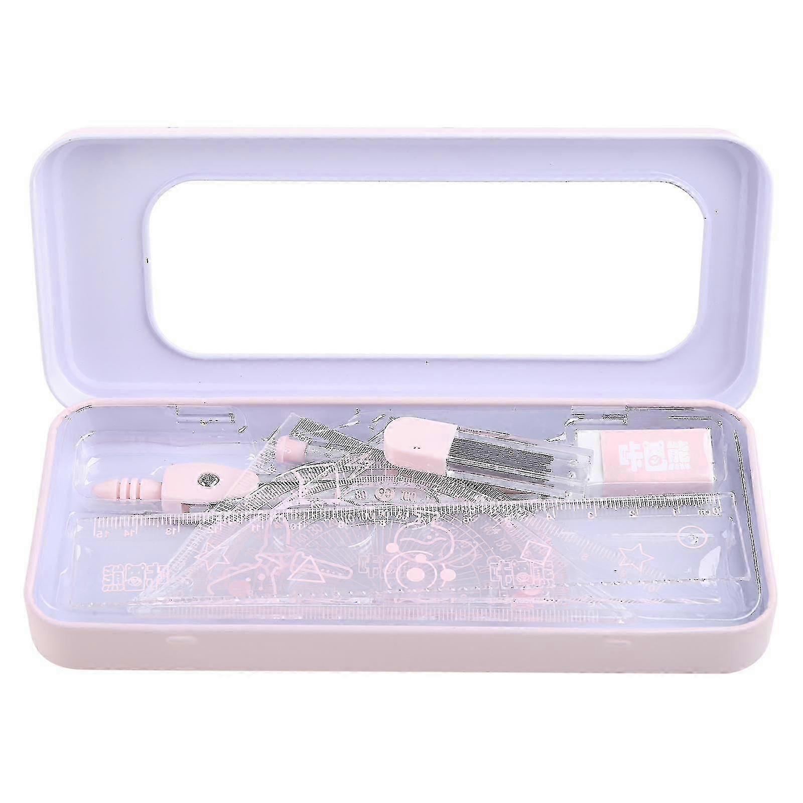 Multi-purpose Protractor Kit Triangles Ruler Set Math Drafting Tool For Teens