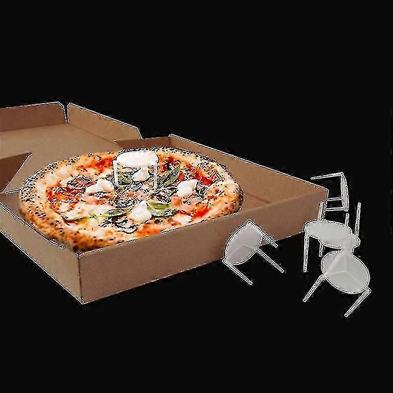 100pcs Pizza Saver Stand White Plastic Tripod Stack Fixing Rack Baking Tool