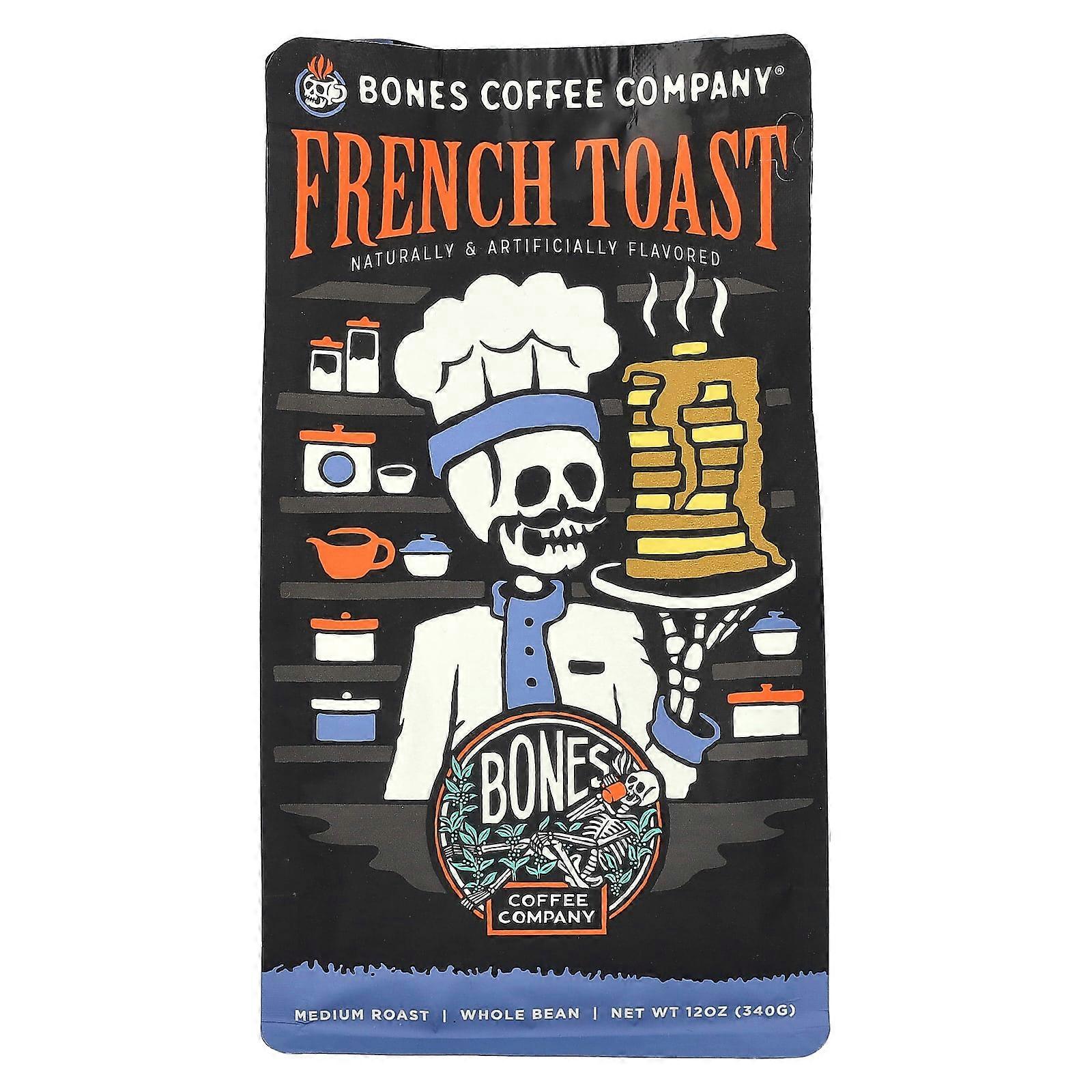 French Toast, Whole Bean, Medium Roast, 12 oz (340 g)