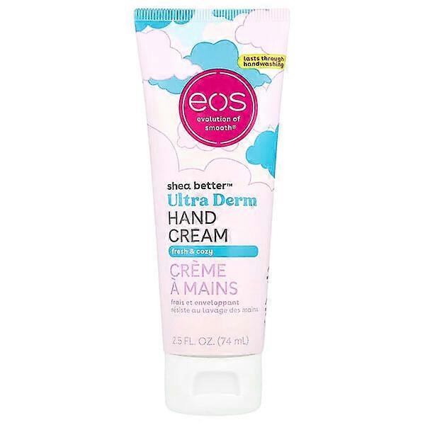 EOS, Shea BetterÃÂÃÂ¢ÃÂÃÂÃÂÃÂ¢, Ultra Derm Hand Cream, Fresh & Cozy, 2.5 fl oz (74 ml)