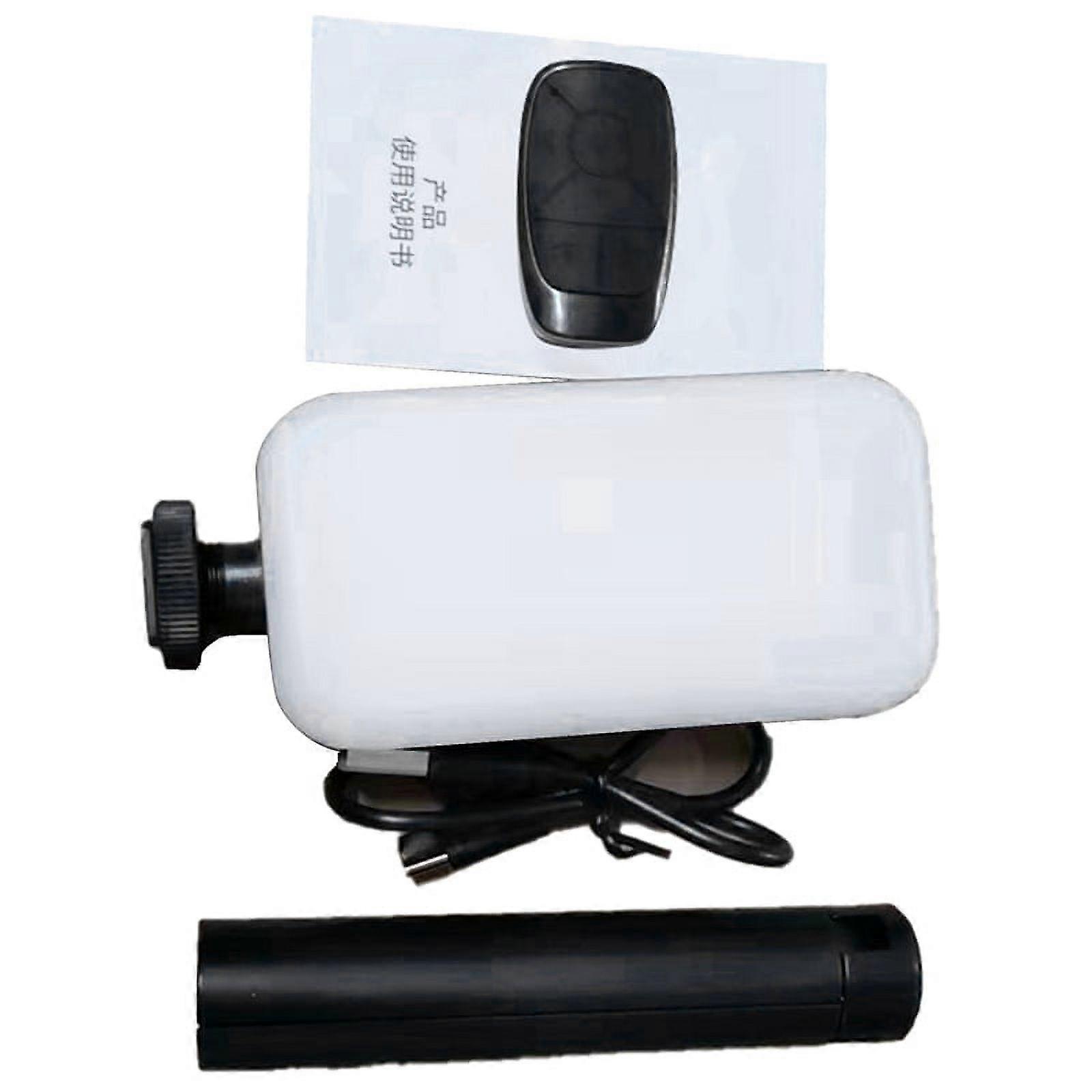 Photography Lights LED Lights with Desktop Cell Phone Stand Direct Broadcast Fill Light RGB Ambient Light,A