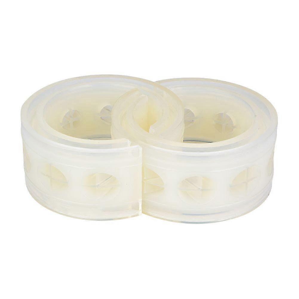 2pc Transparent Car Shock Absorber Buffer Spring Bumper Cushion Type C