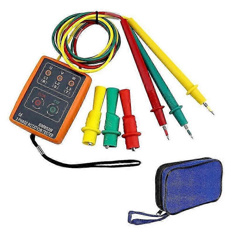 Phase Tester Rotating Field Measuring Device, 3 Phase El Sequence Indicator Pressure Rotation Meter