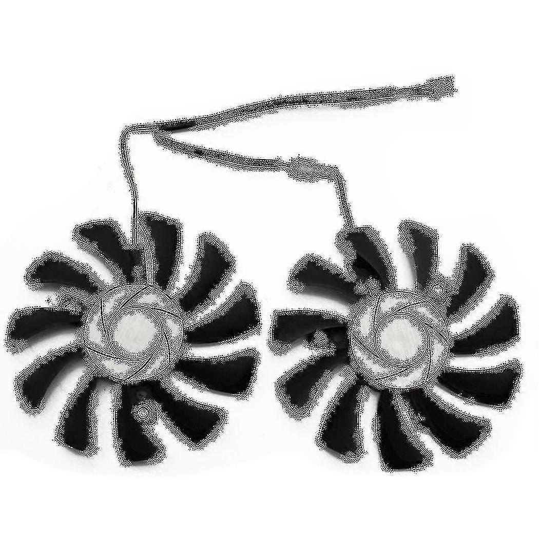 75mm 2pin Gtx1050ti Gpu Cooler Dual Fan For Geforce Gtx 1050ti Gtx-1050-ti-4gt-oc Graphic Card Cool 25-26