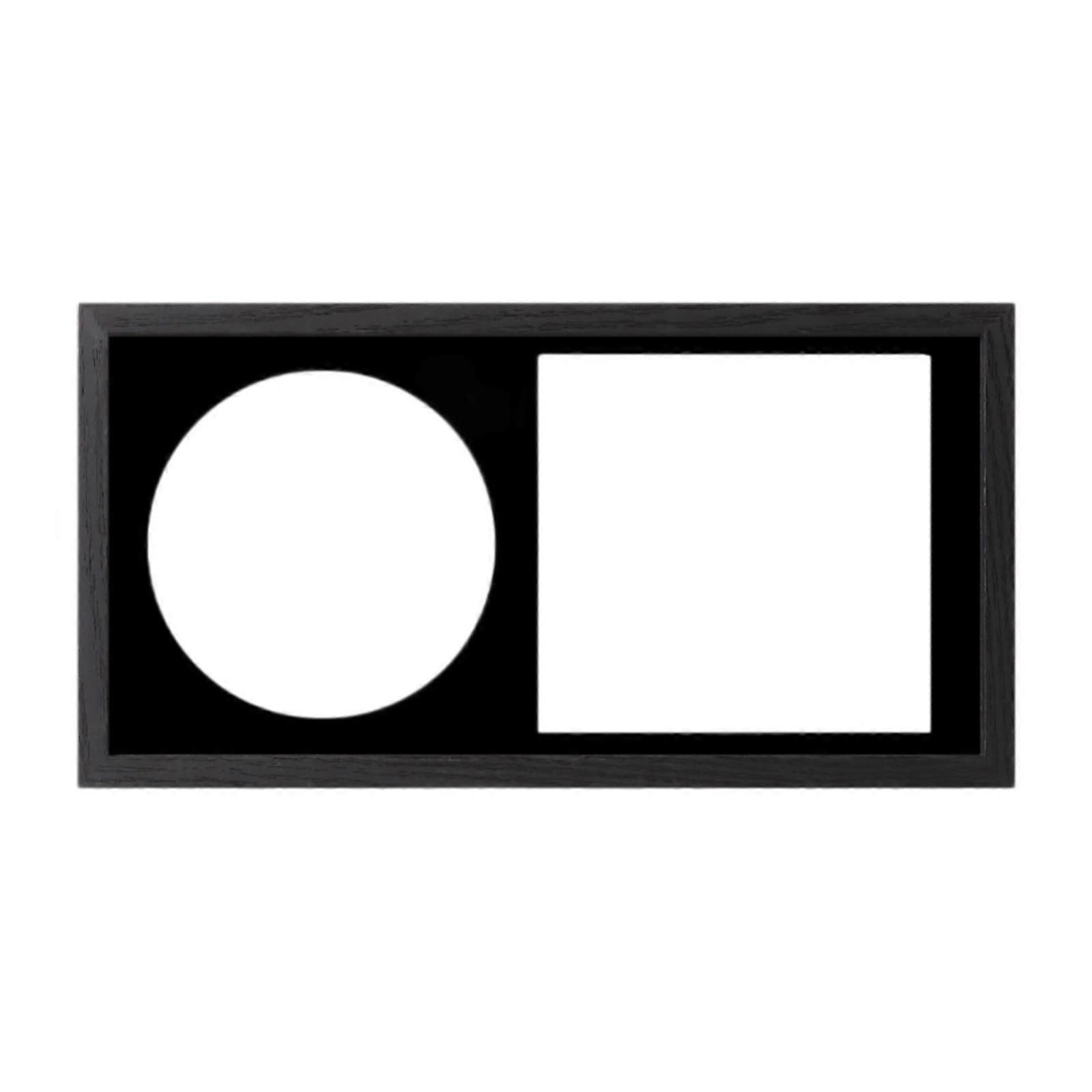 CD Frame Display Case Wall Art Album Frame for Desktop Bedroom Wall Mounteda