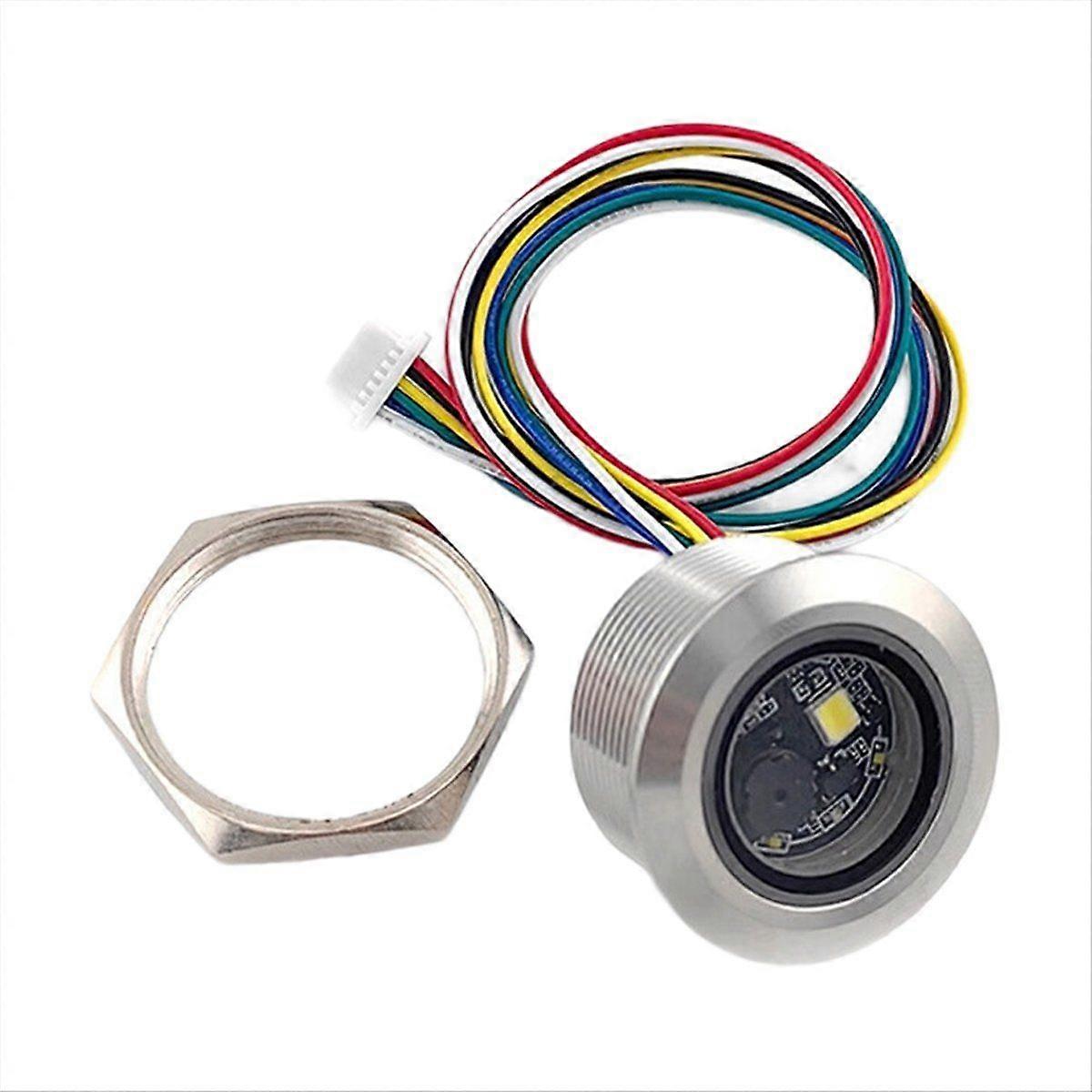 GM861-LED White Fill Lighting 2D/1D USB/UART DC3.3V QR Code Round Barcode Module Scanner Metal Encl