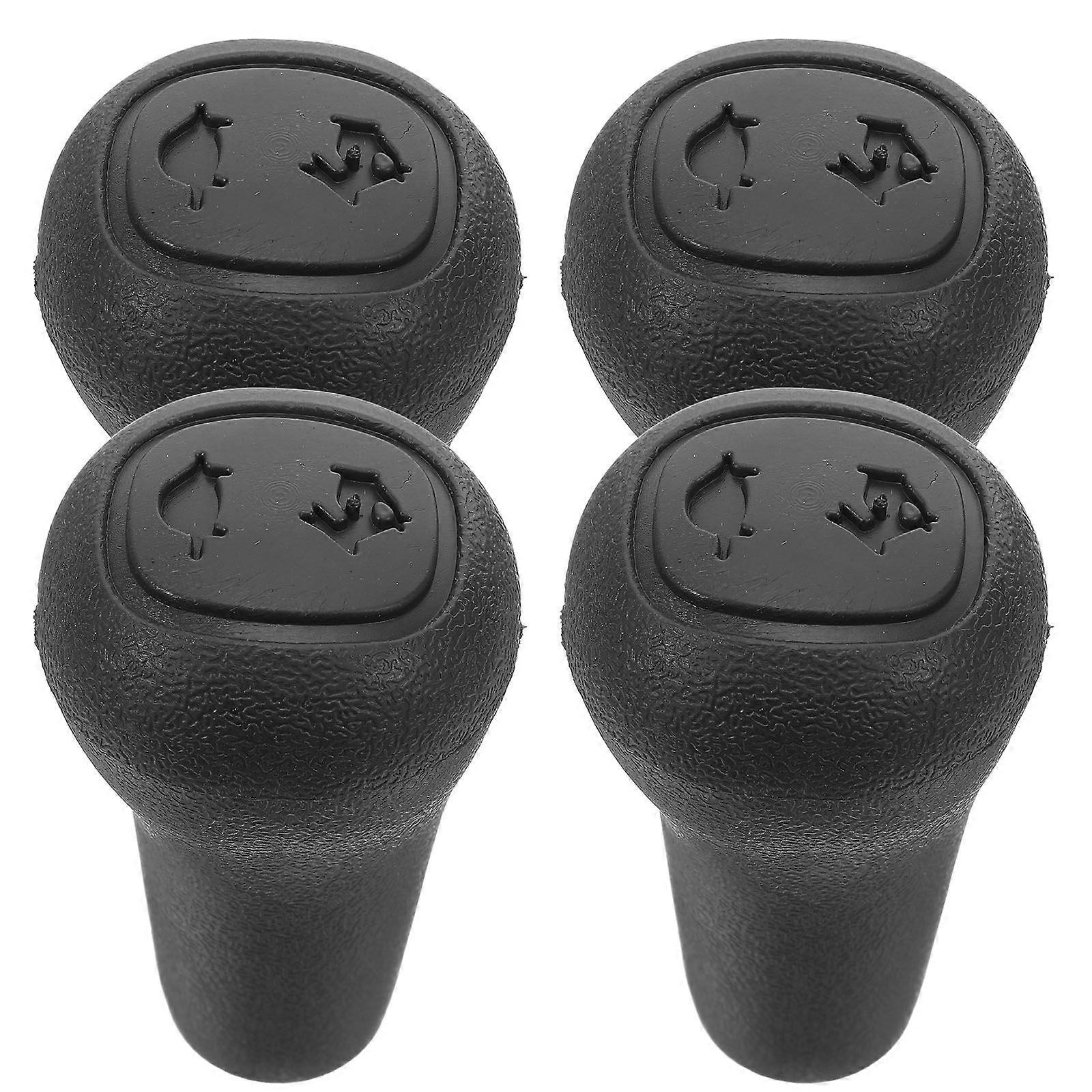 4pcs Forklift Shift Handle Knob Replacement - Manual Gear Shifter Lever Grip For Fast & Slow Controller - Plastic Joystick Knob Accessory For Forklift