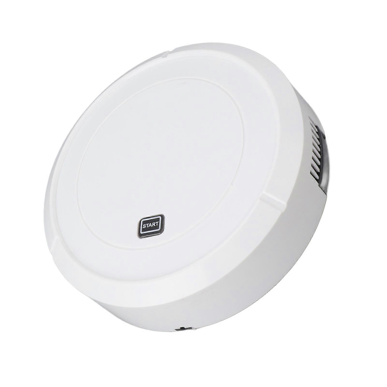 Robotic Vacuum Cleaner Strong Suction Automatic Self Charging Intelligent Sweeping Robot White Single Suction 