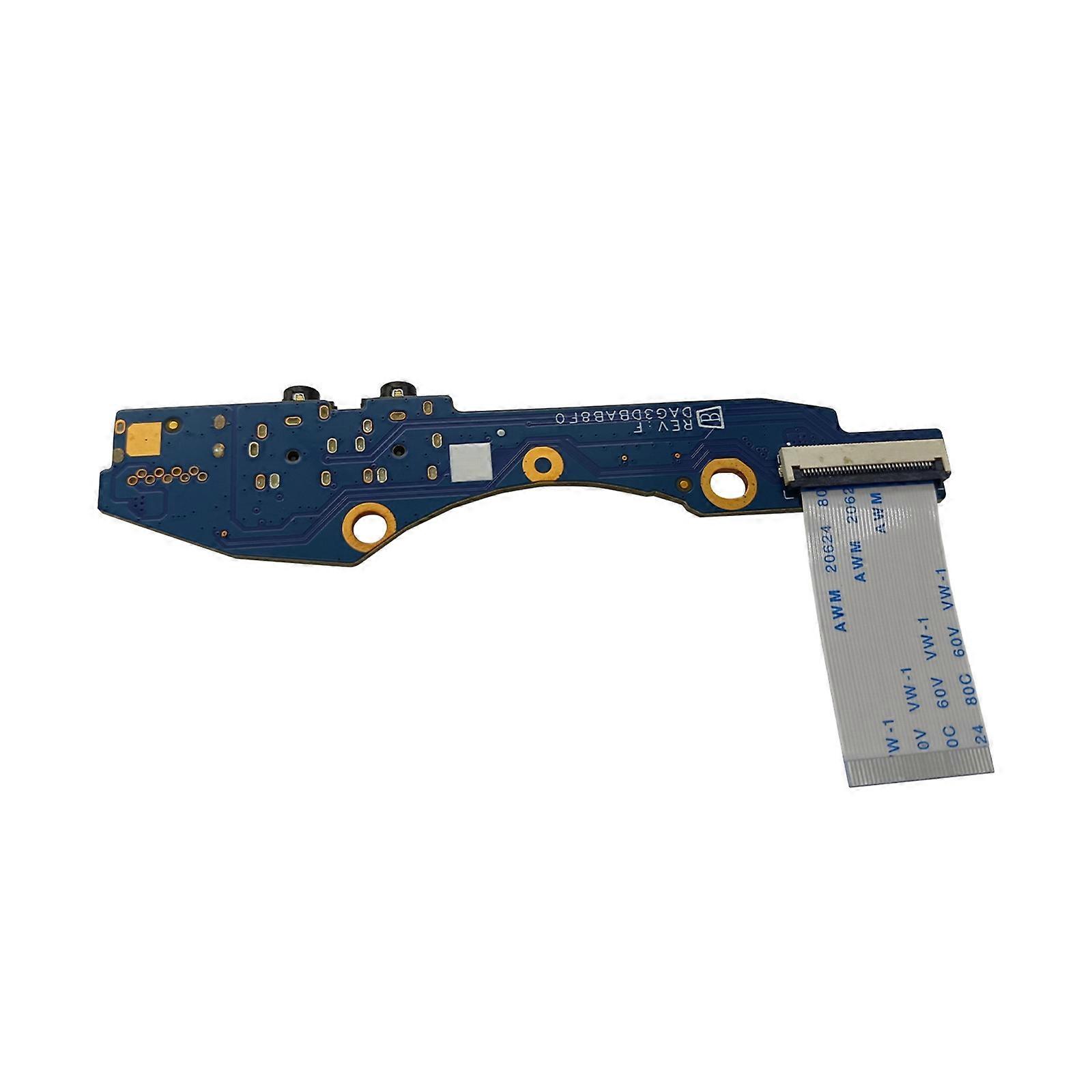 Professional Laptop USB Interfaces Board for Pavilion 15DC DAG3DBAB8F0 USB Board PCB Circuit Board with Flat Cable Multicolor