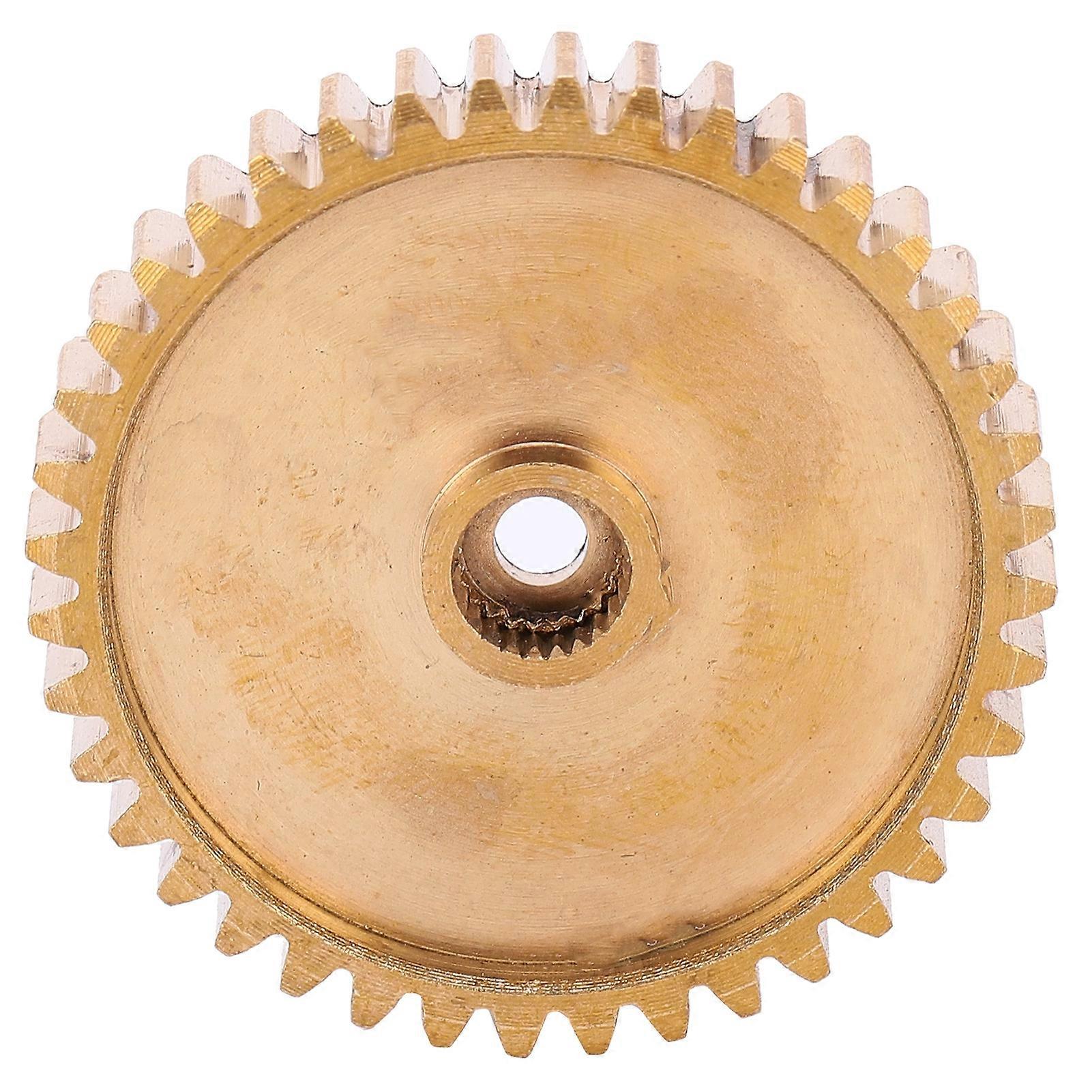 Spur Gear Brass 40 Tooth for Servo 25 Tooth Spline 0.8 Mod Industrial Robot Part 4305‑0025‑0040