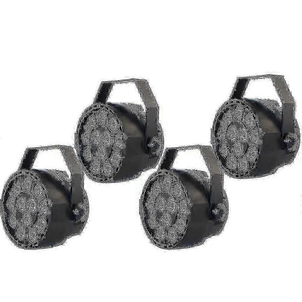 DMX512 Controlled LED Par64 RGBW Stage Light Set of 4 for Events
