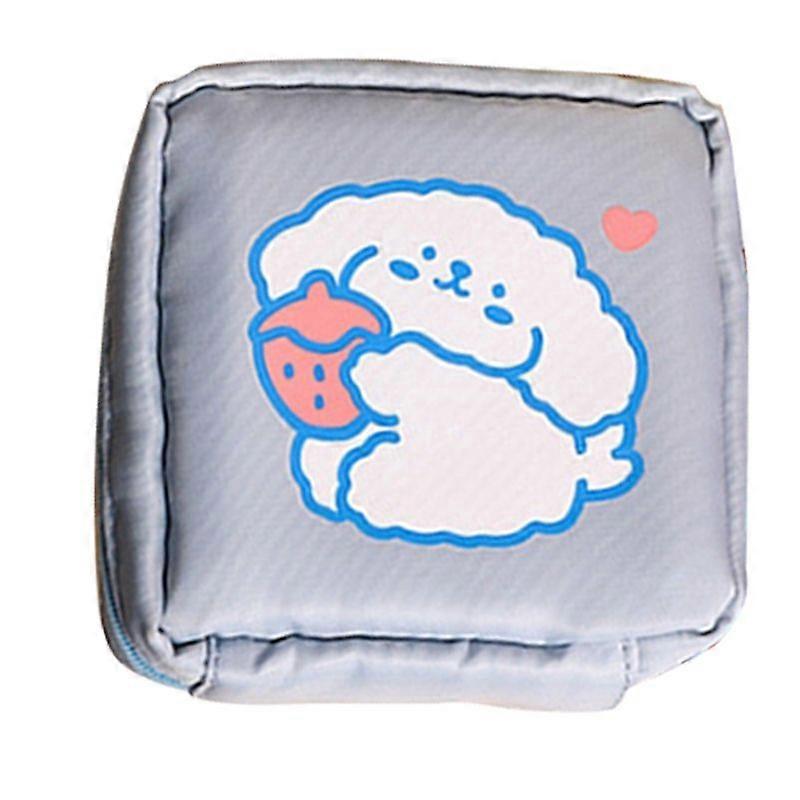 口紅ファンデーションパフミニミラータンポンホルダー用ポータブルコスメティックバッグ