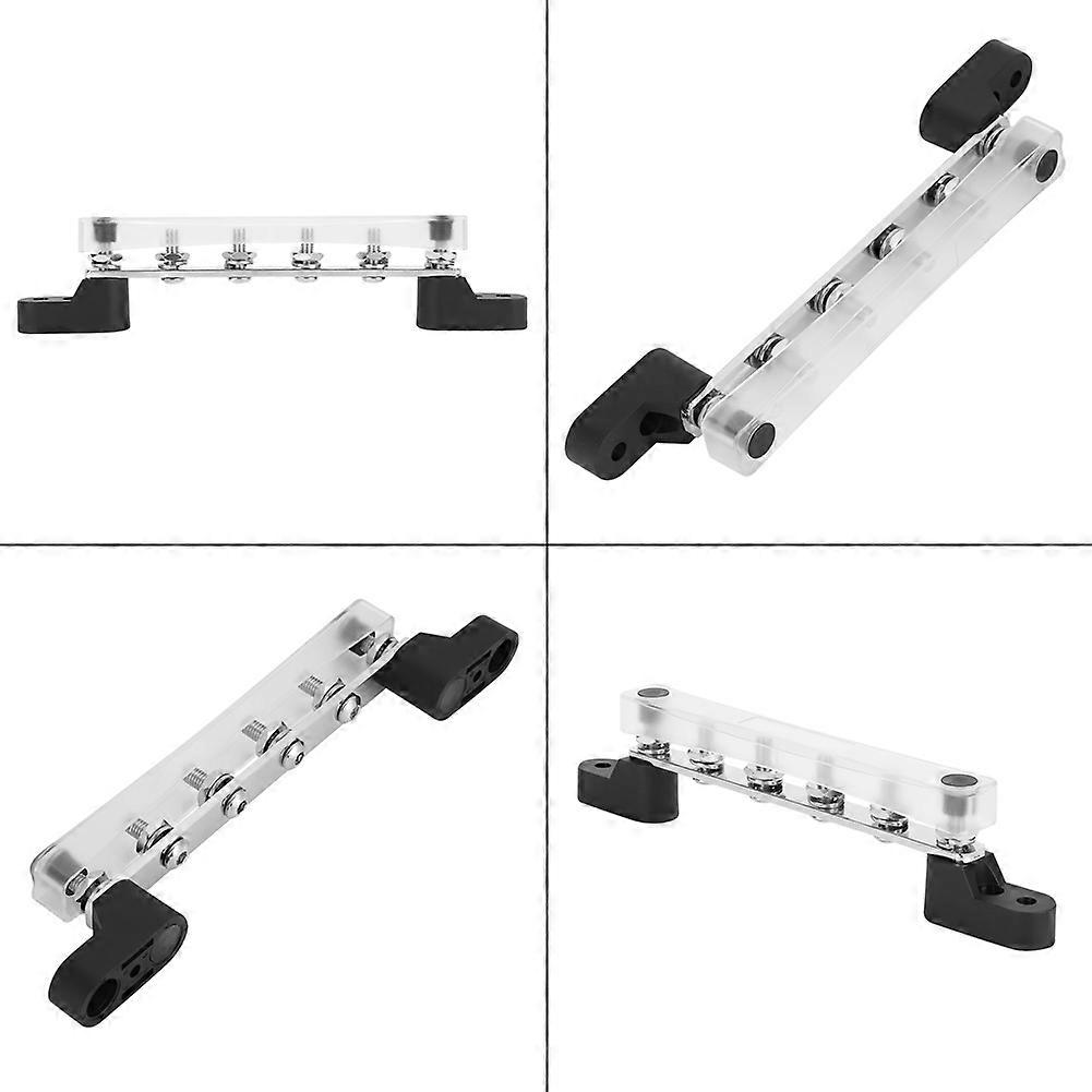 6 Studs Bus Bar Electric Terminal Junction Block 100 Amp 12~48 V