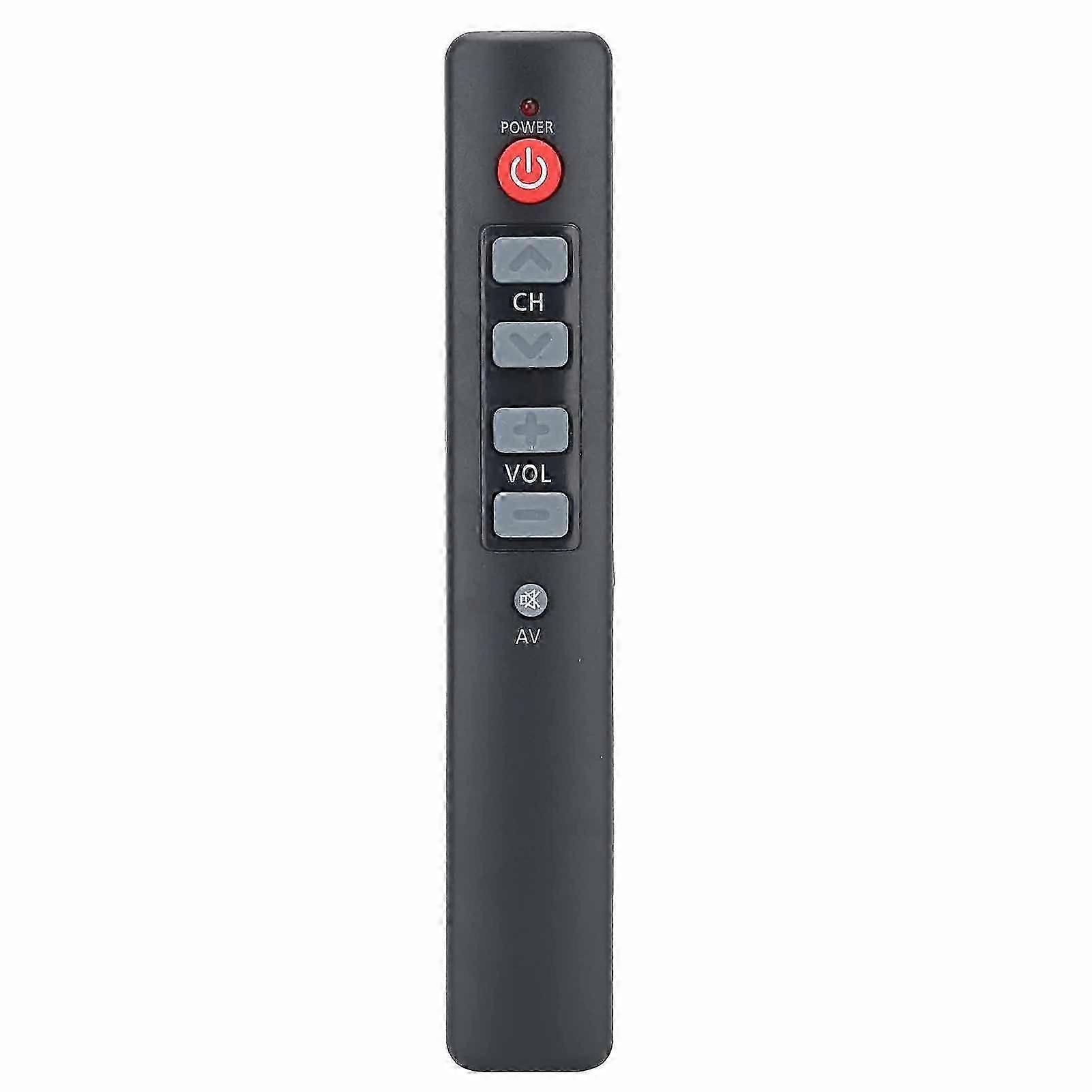 Learning Remote Control with 6 Big Buttons Smart Controller for TV STB DVD DVB HIFI VCR Gray