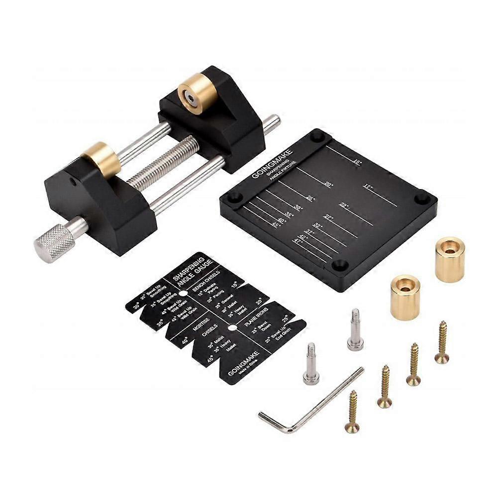 Professional Woodworking Honing Guide Tool Multi Angle Sharpening Jig For Chisels And Planes