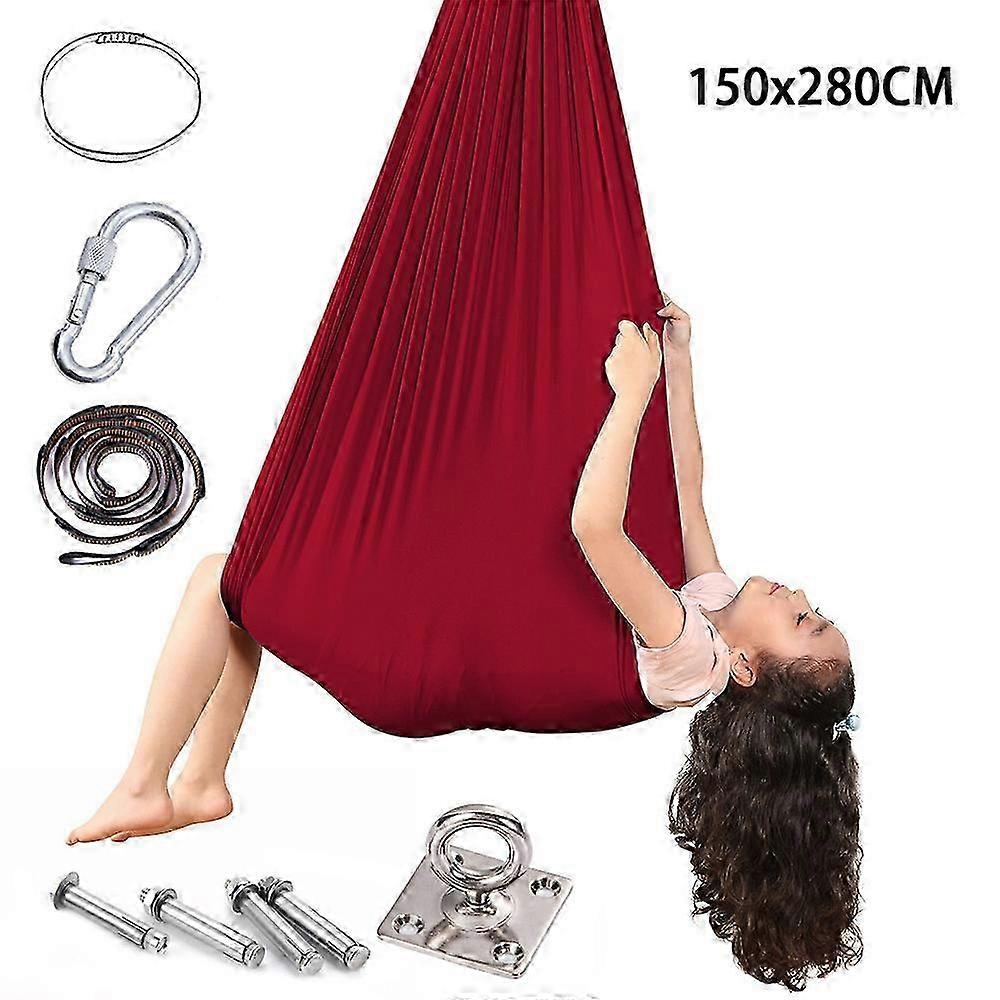 Snuggle Swing for Kid with Special Needs Adjustable Elastic Cuddle up Hammock Chairtoy for