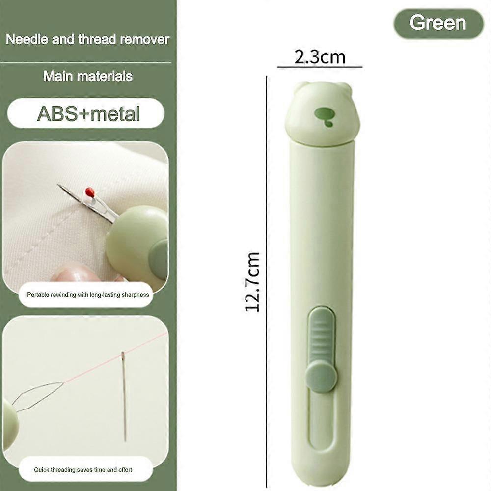 Needlework Threading Needle Threader Retractable Sewing Seam Ripper  DIY Sewing Accessories