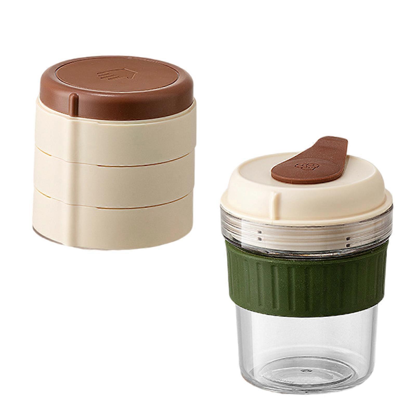 Cold Brews Flasks Built In Freezers Grid Two Wall Insulation Ergonomic Handle Outdoor Essential Beverage Cup Multicolor