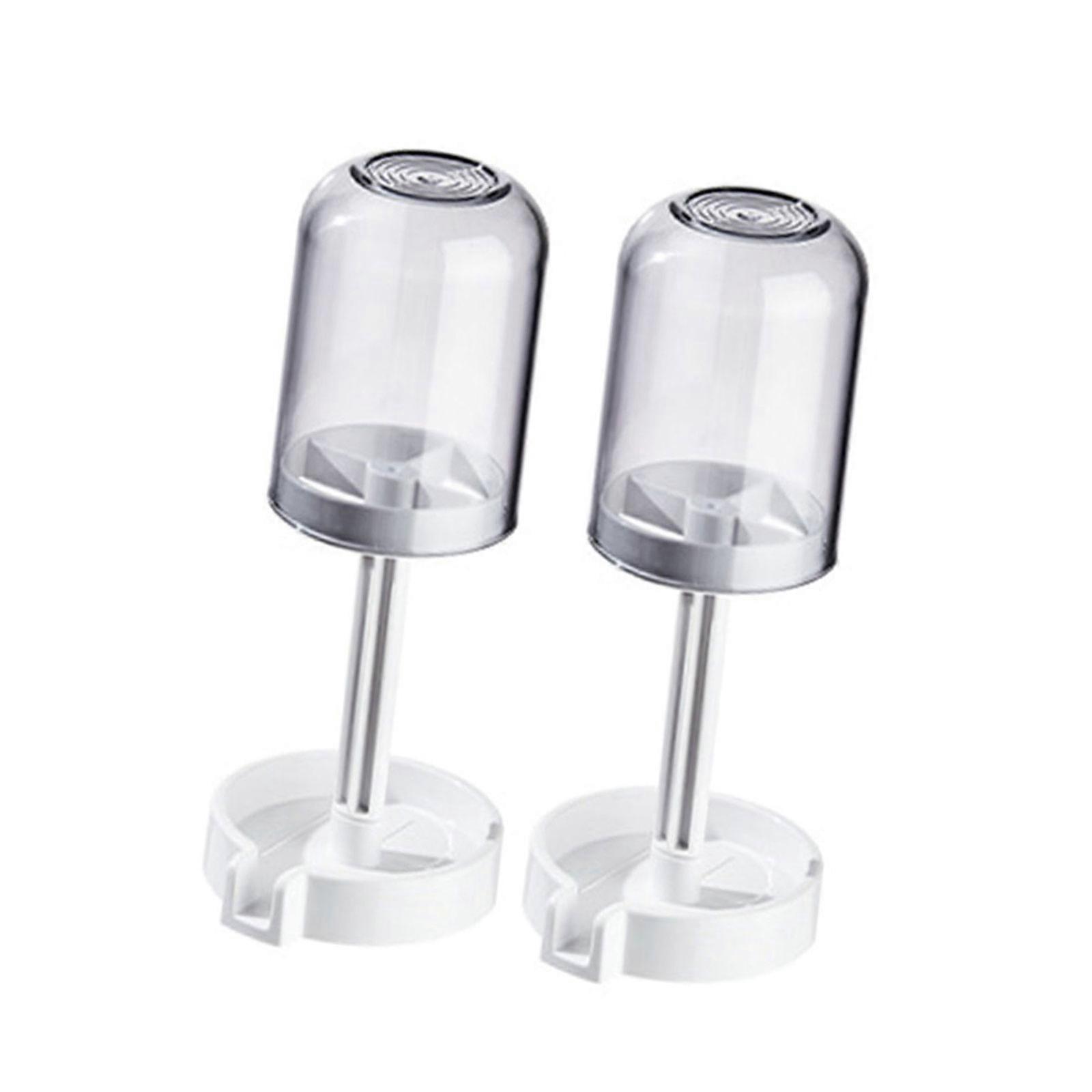 Toothbrush Stand Featuring a Protective Dust Cover for Maintaining Health in Any Environment 1 Set  Purple