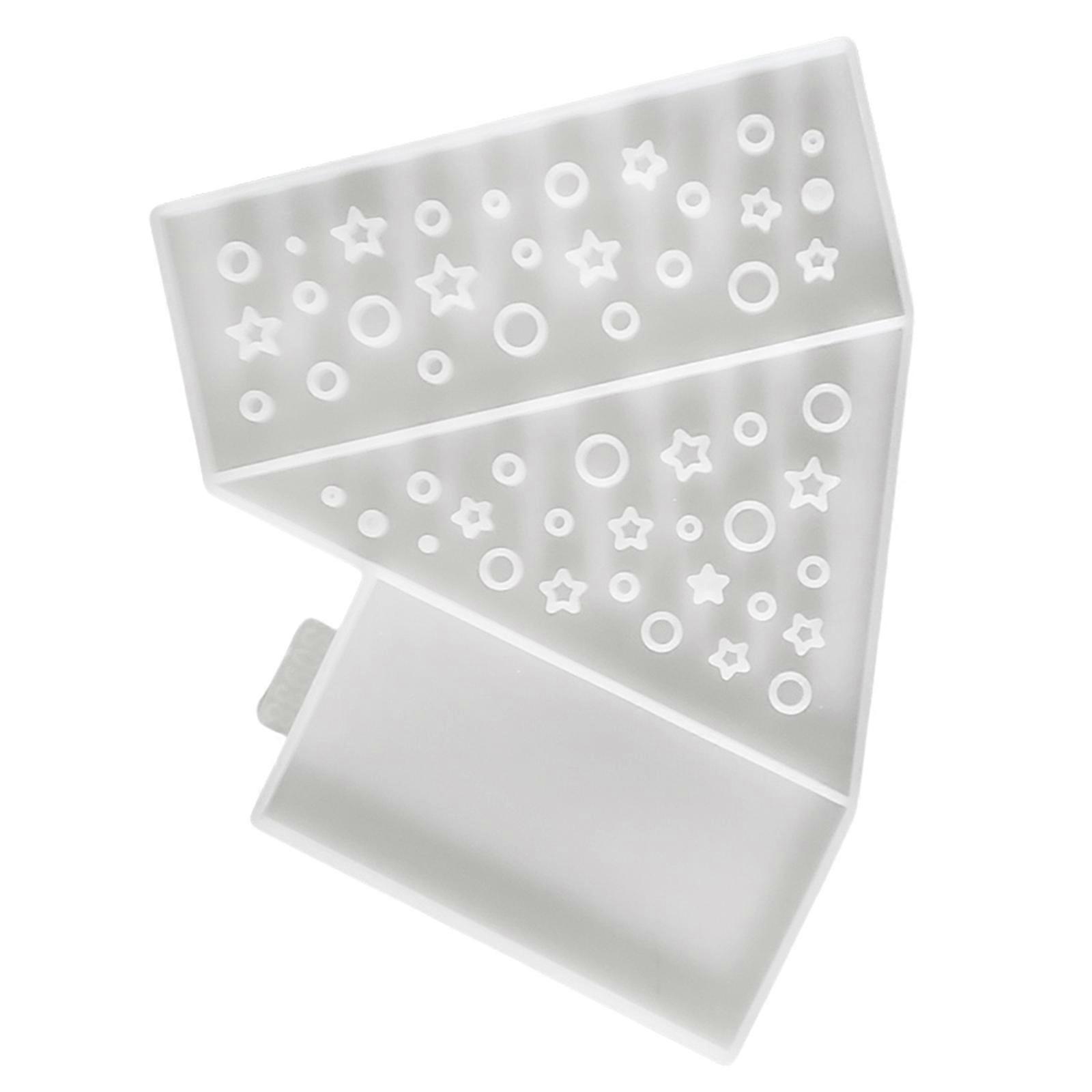 متعدد الأغراض نجمة قوية سيليكون العفن التبعي لعشاق الحرف اليدوية والمبتدئين الحرفية الديكور المنزلي صنع الأبيض