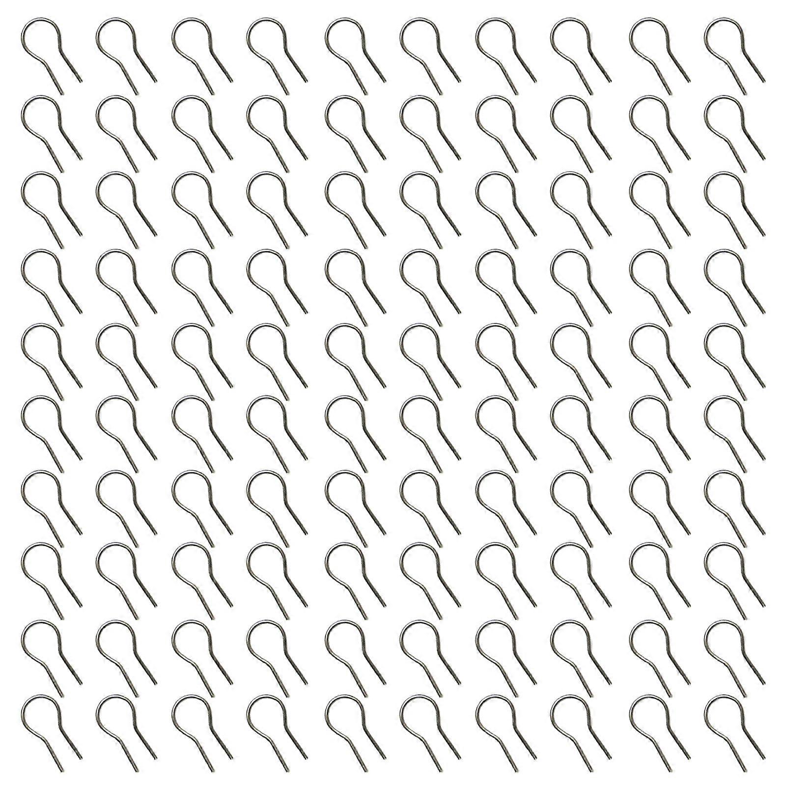 Set of 100 Jump Rings Hooks for Glass Fusing & DIY Craft, Jump Rings Hooks Pins for DIY Hanging Pendant Decorations Multicolor