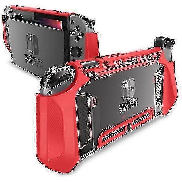 For Nintendo Switch Case MUMBA Series Blade TPU Grip Protective Cover Dockable Case for Console & Joy-Con Controller
