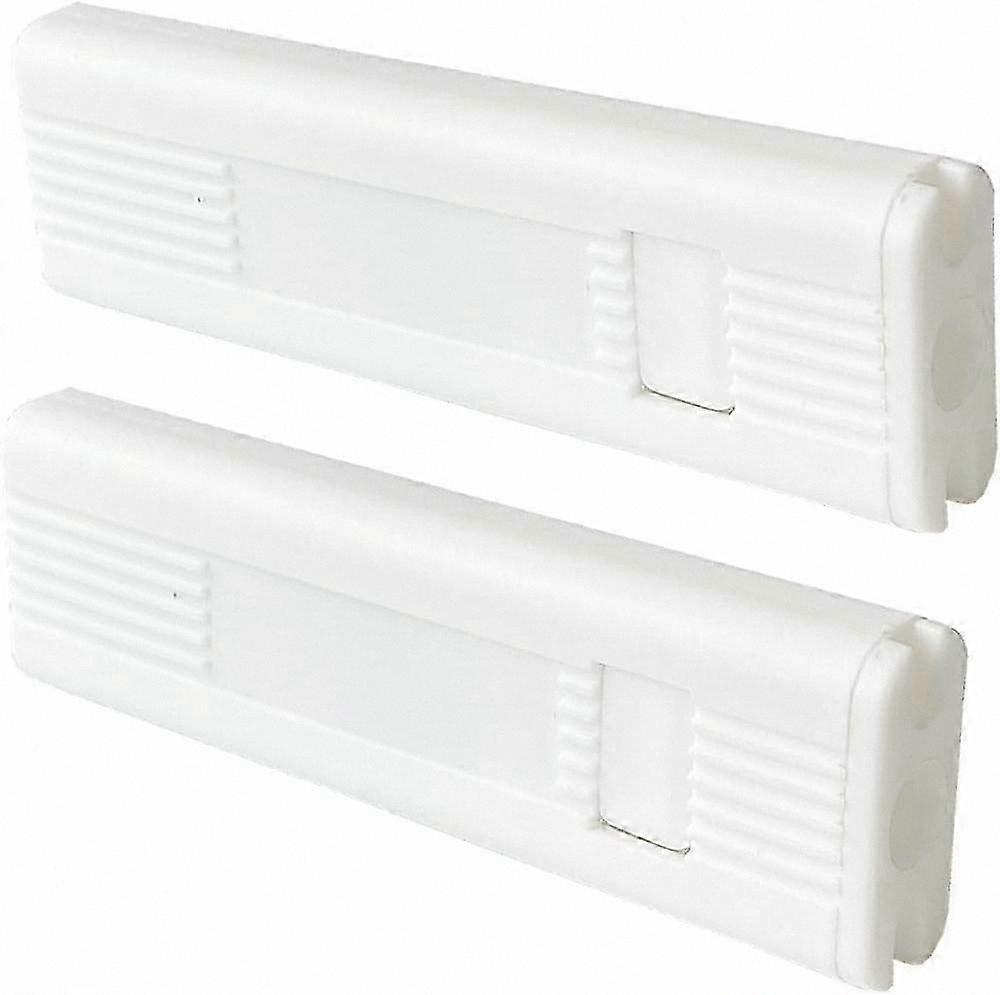 Vertical Blind Cord Weight, White Plastic Tensioner Handle for Roller Blinds and Window Shutter Accessories (Pack of 2)