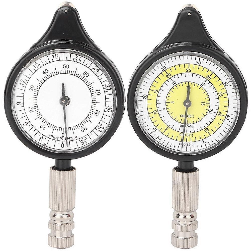 Mini Outdoor Map Measurer Distance Caculator Mapping Tool Metal Wheel