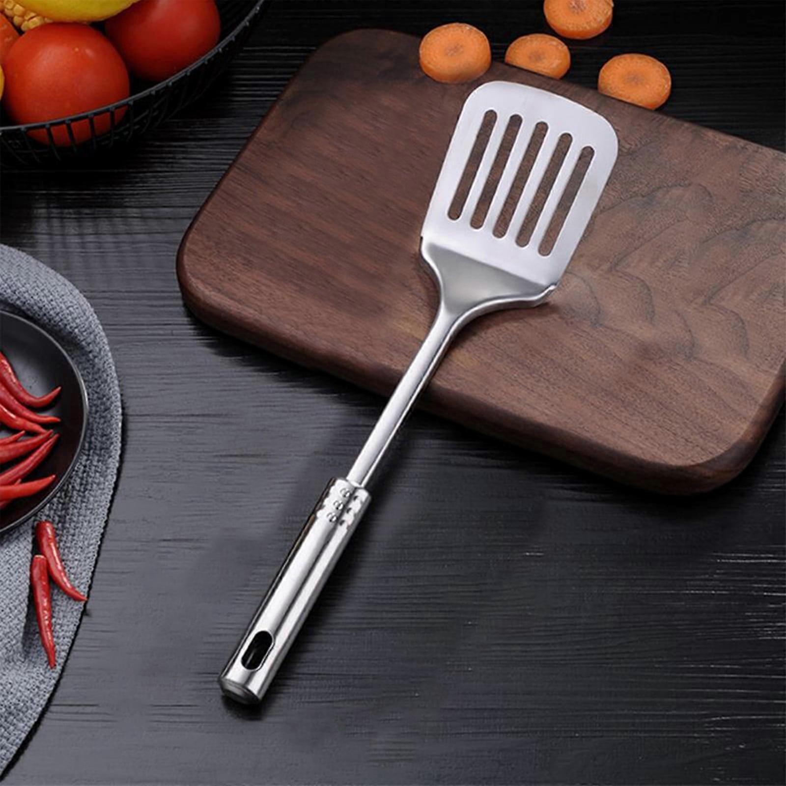 Fankiway Steak Spatula, Meat Frying Spatula, Suitable for High Temperature Fryer, Barbecue Cookware, Etc, Kitchen Meat Spatula